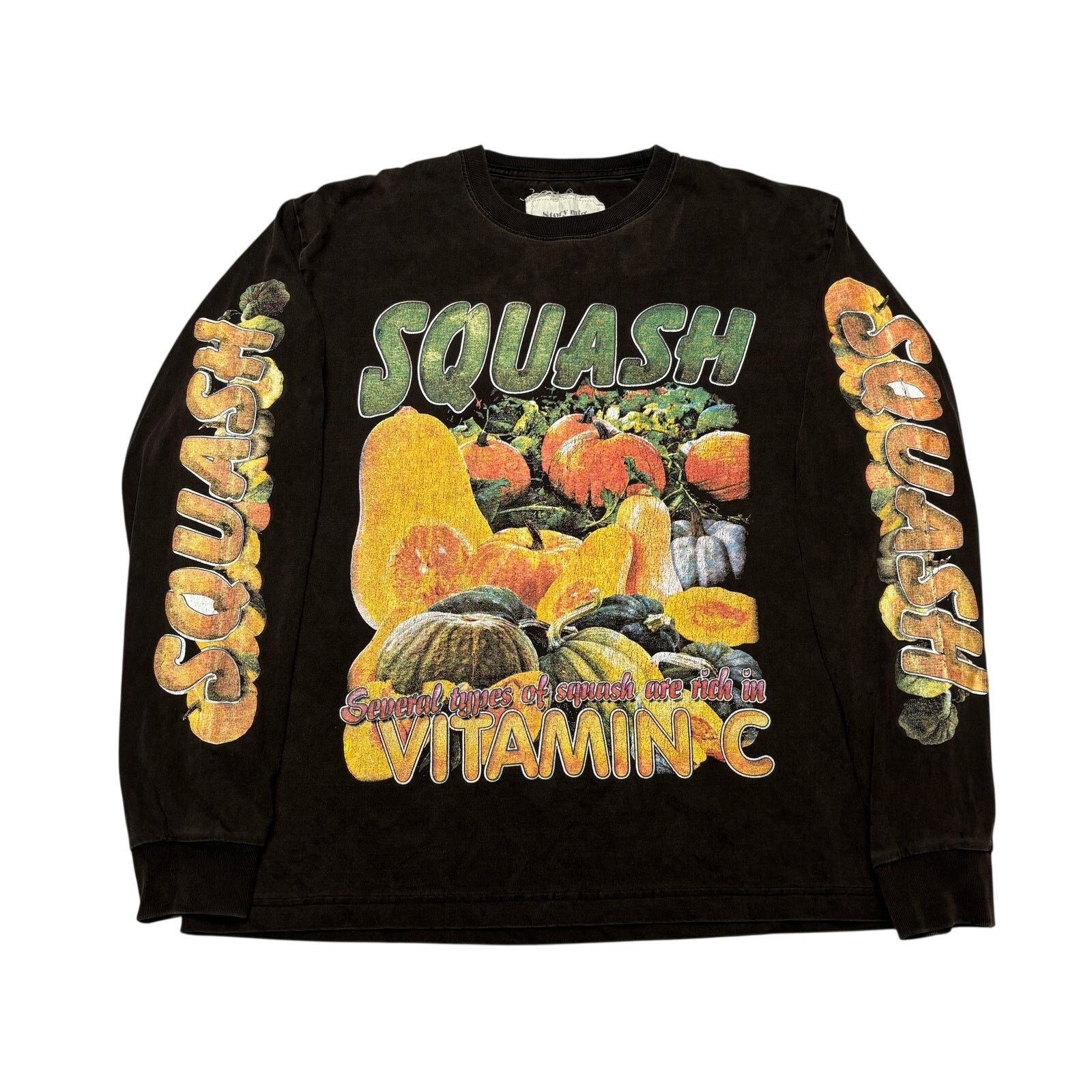 Story Mfg. Story Mfg. Grateful Squash T Shirt Men's Large Vitamin C Size US L / EU 52-54 / 3 - 1 Thumbnail