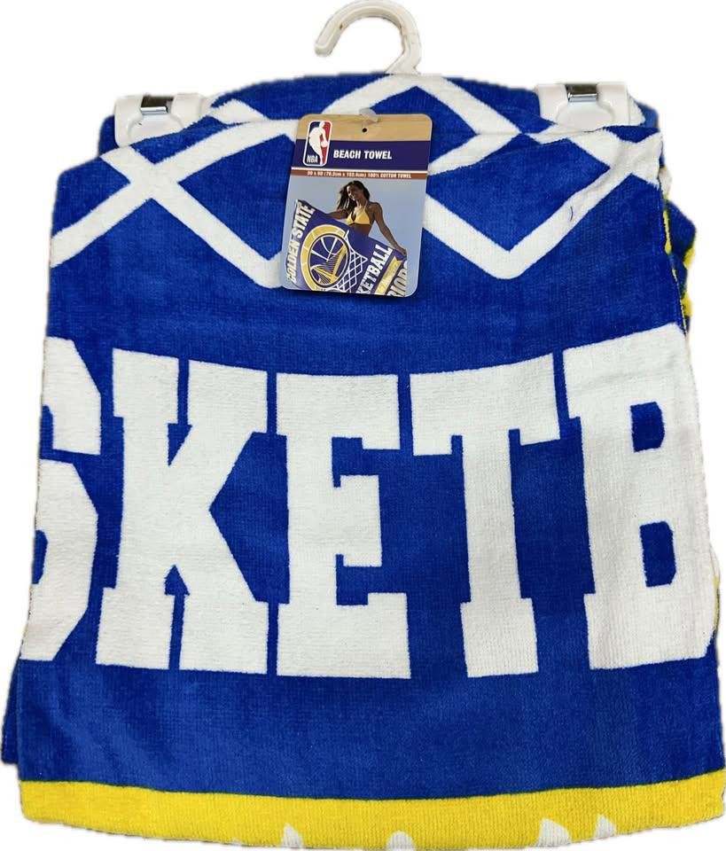 Designer Golden State Warriors Beach Towel Size ONE SIZE - 2 Thumbnail