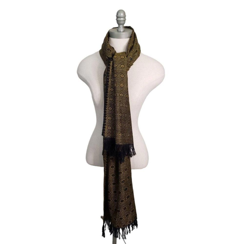 Designer CT850 Olive and Black Shoulder Wrap Size ONE SIZE - 1 Thumbnail