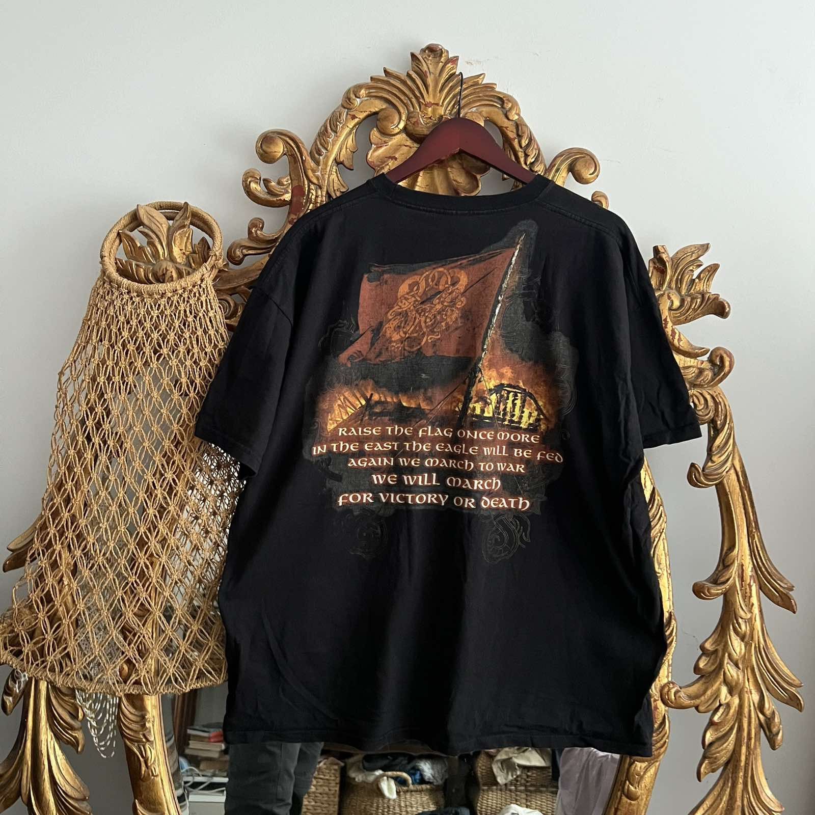 Band Tees Vintage 2000’s Amon Amarth Band T Shirt Sz XXL Size US XXL / EU 58 / 5 - 2 Thumbnail