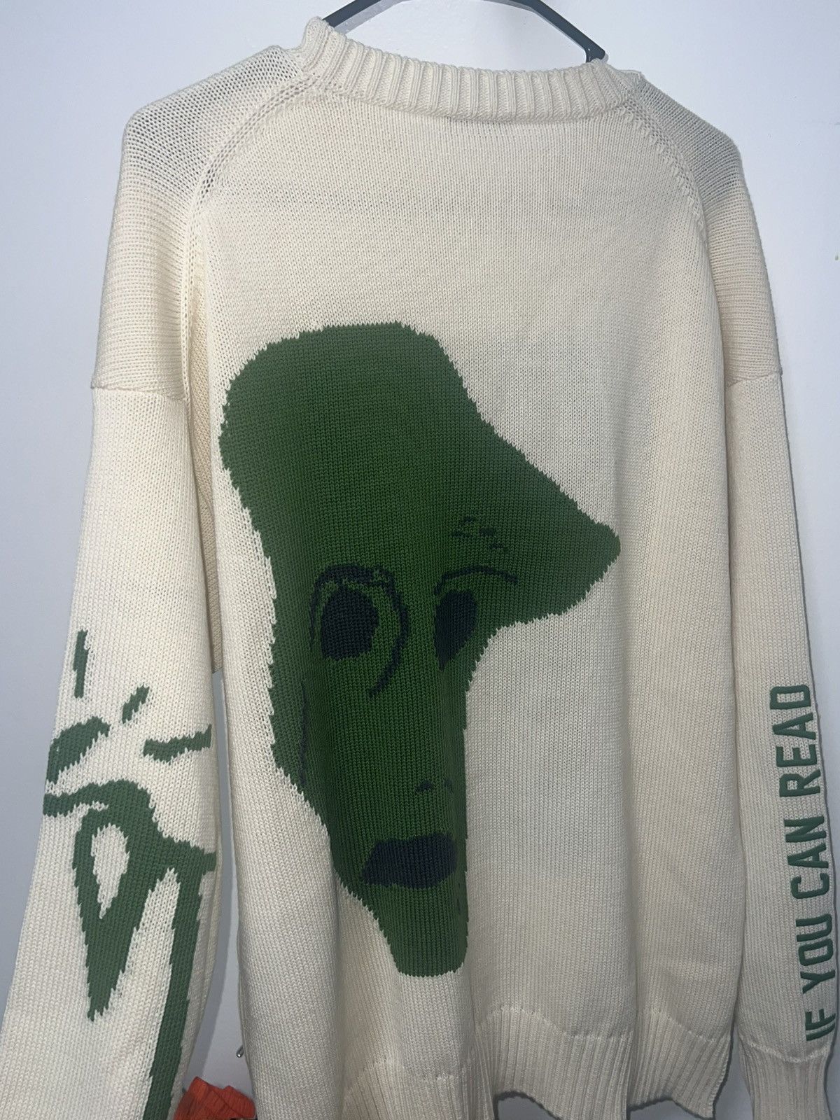 Dior × Travis Scott Dior x Cactus Jack oversized sweater “Ecru” Size US M / EU 48-50 / 2 - 2 Thumbnail