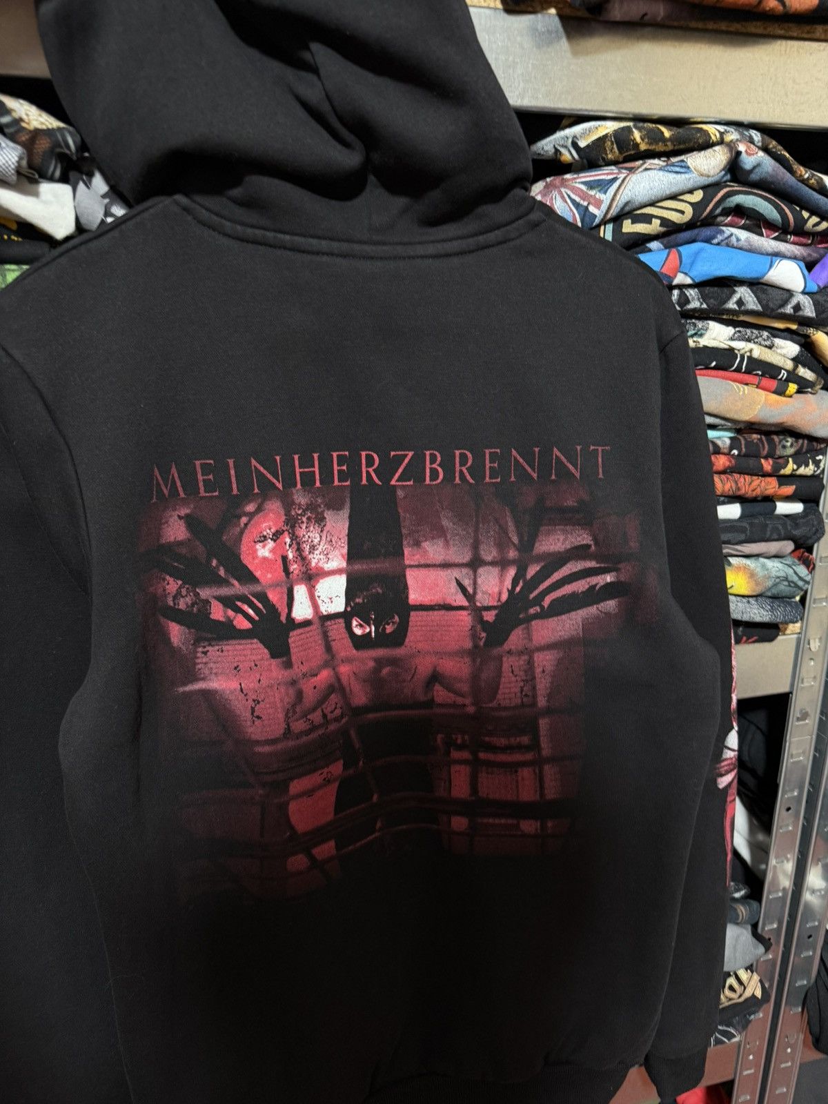 Band Tees × Vintage Vintage 2000’s Rammstein Mein Herz Brennt Band Retro Hoodie Size US S / EU 44-46 / 1 - 5 Thumbnail
