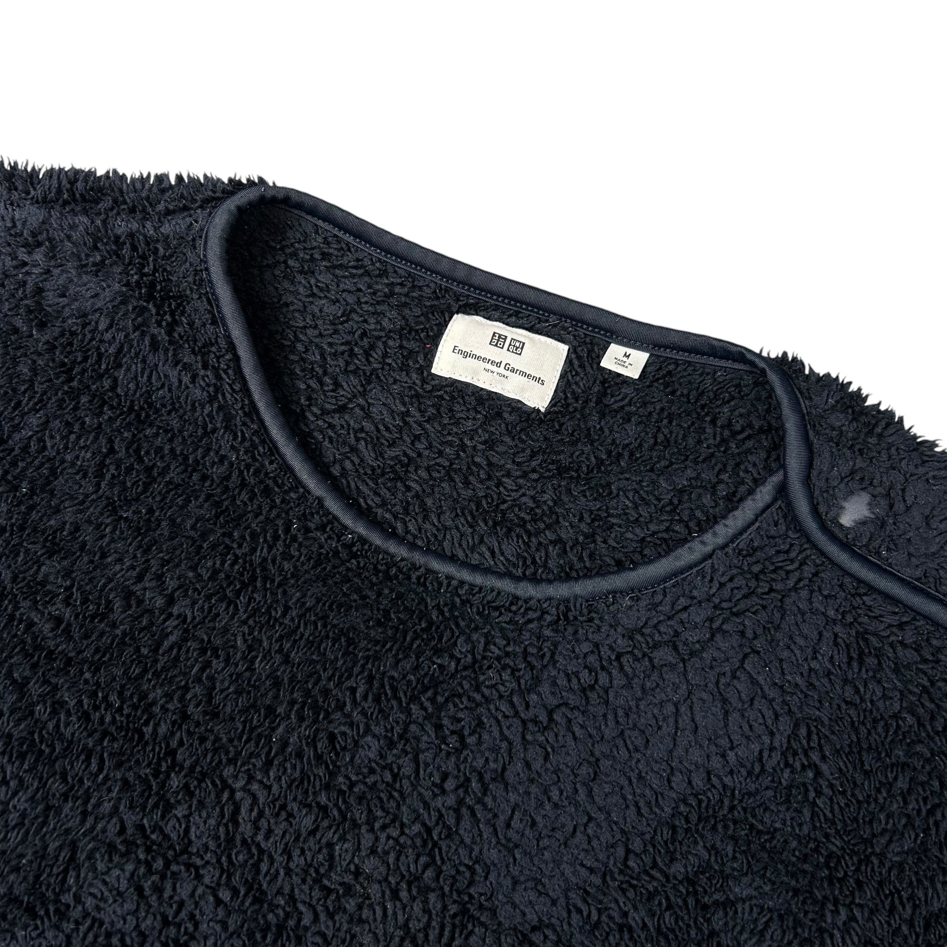 Engineered Garments × Uniqlo UniQlo Engineered Garments Blue Pullover Fleece Sweatshirt M Size US M / EU 48-50 / 2 - 3 Thumbnail