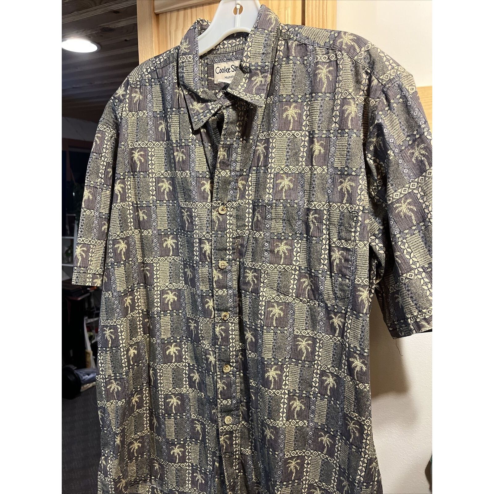 Other Cooke Street Honolulu Men’s L Tribal Print SS Cotton Shirt Size US L / EU 52-54 / 3 - 8 Thumbnail