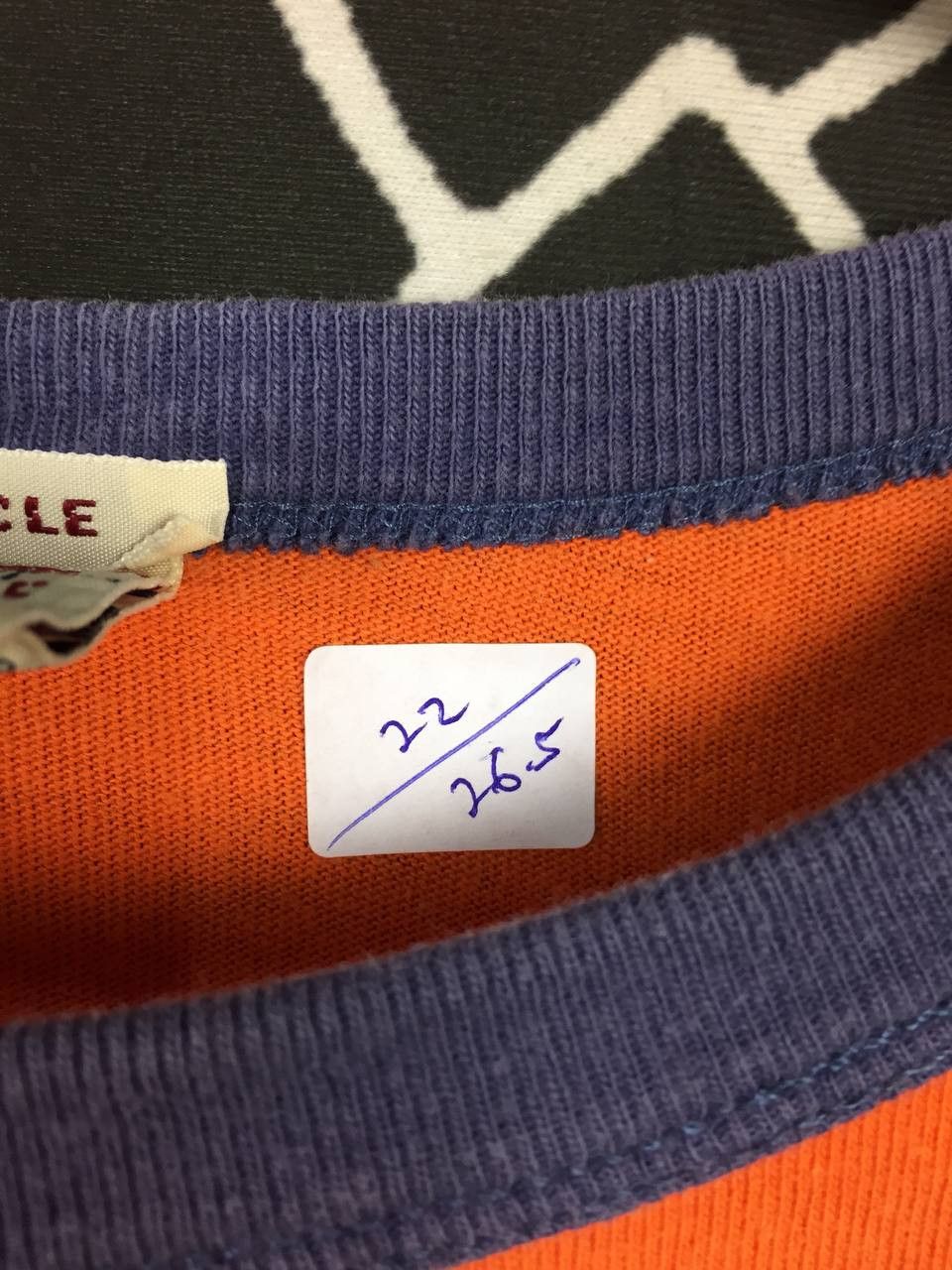 Abercrombie & Fitch Vtg Abercrombie & Fitch Embroidered Logo Ringer Tee Size US XL / EU 56 / 4 - 10 Thumbnail