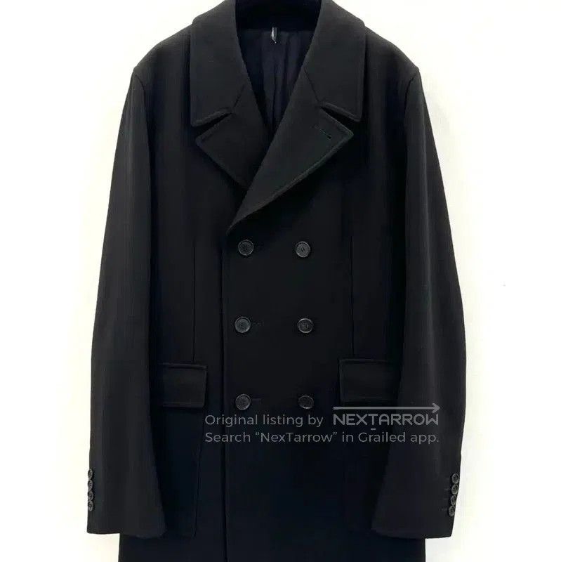 Dior Dior Black Wool Men's Windbreaker Coat . Size US L / EU 52-54 / 3 - 1 Thumbnail