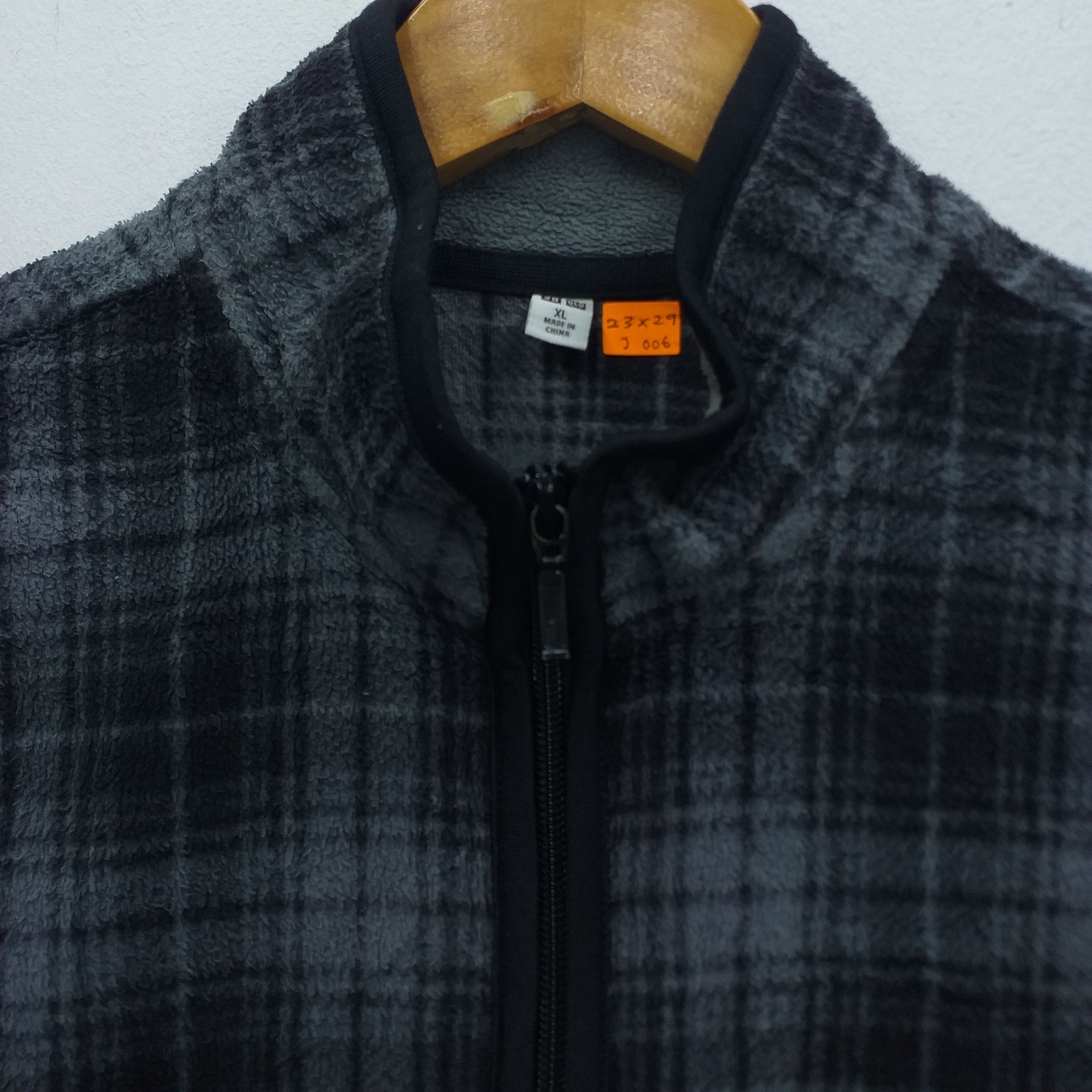 Japanese Brand Uniqlo Fleece Checked Jacket -J006 Size US XL / EU 56 / 4 - 3 Thumbnail