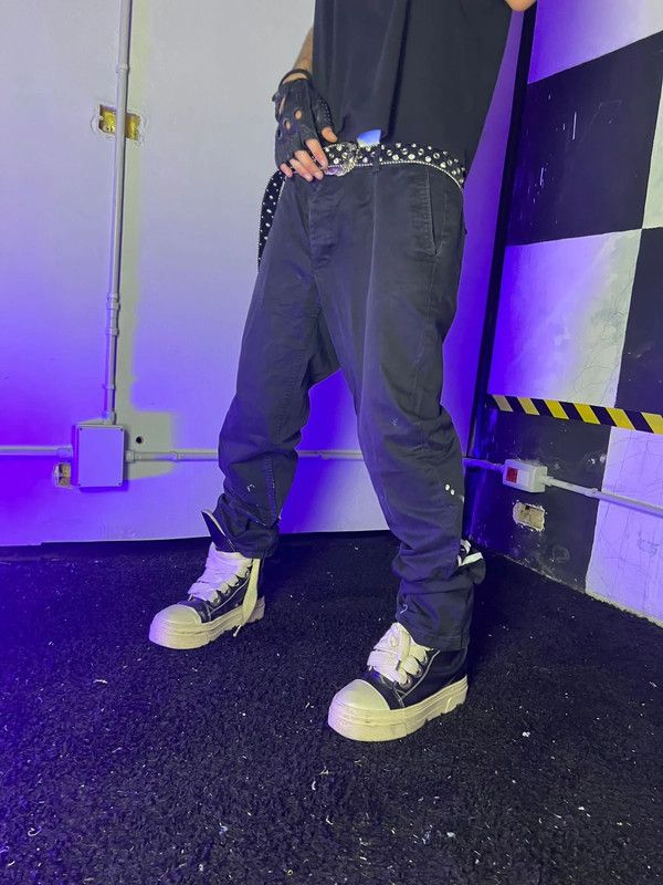 Japanese Brand Goth Oversize Baggy Punk Streetwear Hip Hop Pants Custom Size US 34 / EU 50 - 2 Thumbnail