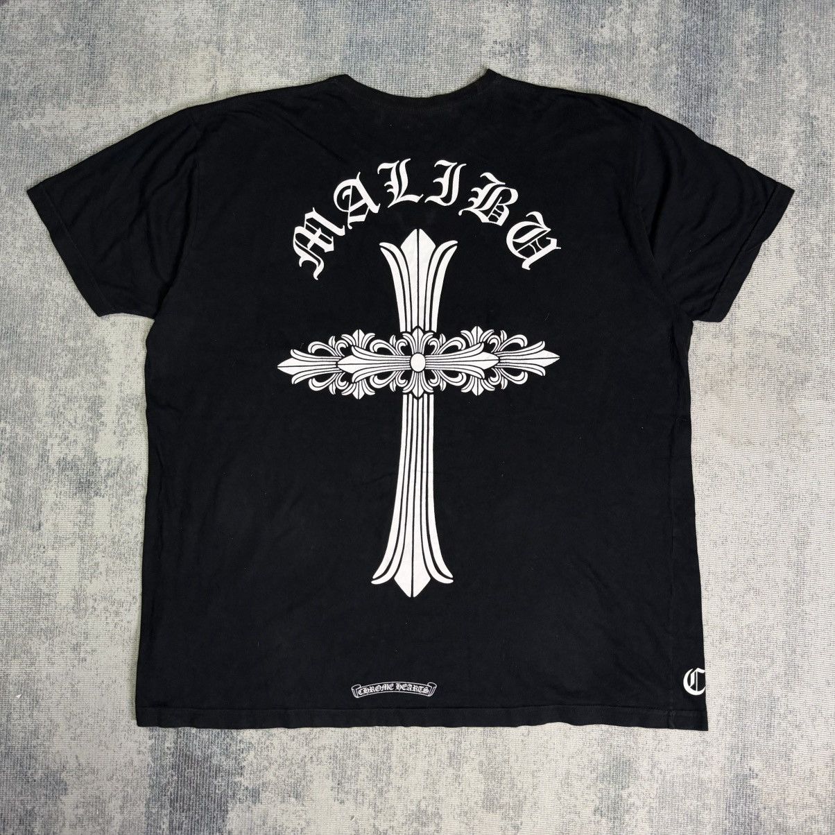 Chrome Hearts RARE SIZE! MALIBU CROSS TEE Size US XXL / EU 58 / 5 - 1 Thumbnail