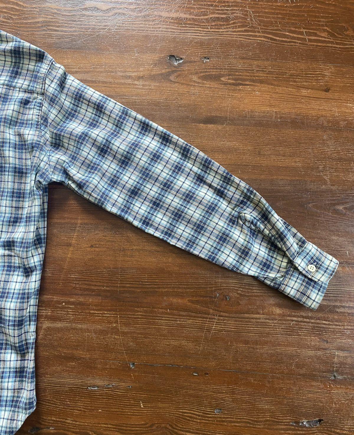 Levi's Vintage 70’s Levi’s White Tab Plaid Flannel Button Up Shirt Size US M / EU 48-50 / 2 - 14 Thumbnail