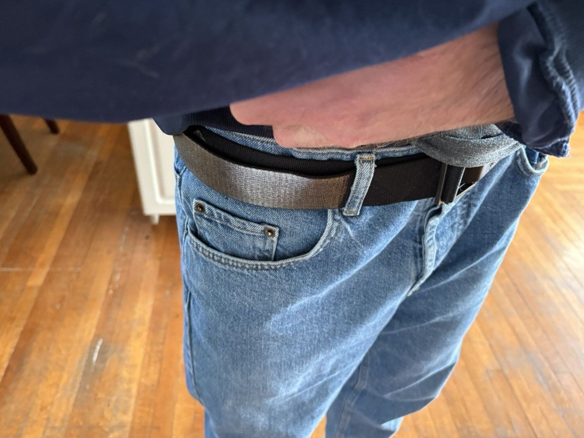 小物 132 5. STANDARD BELT Issey Miyake 132.5 Standard Black/Silver Belt