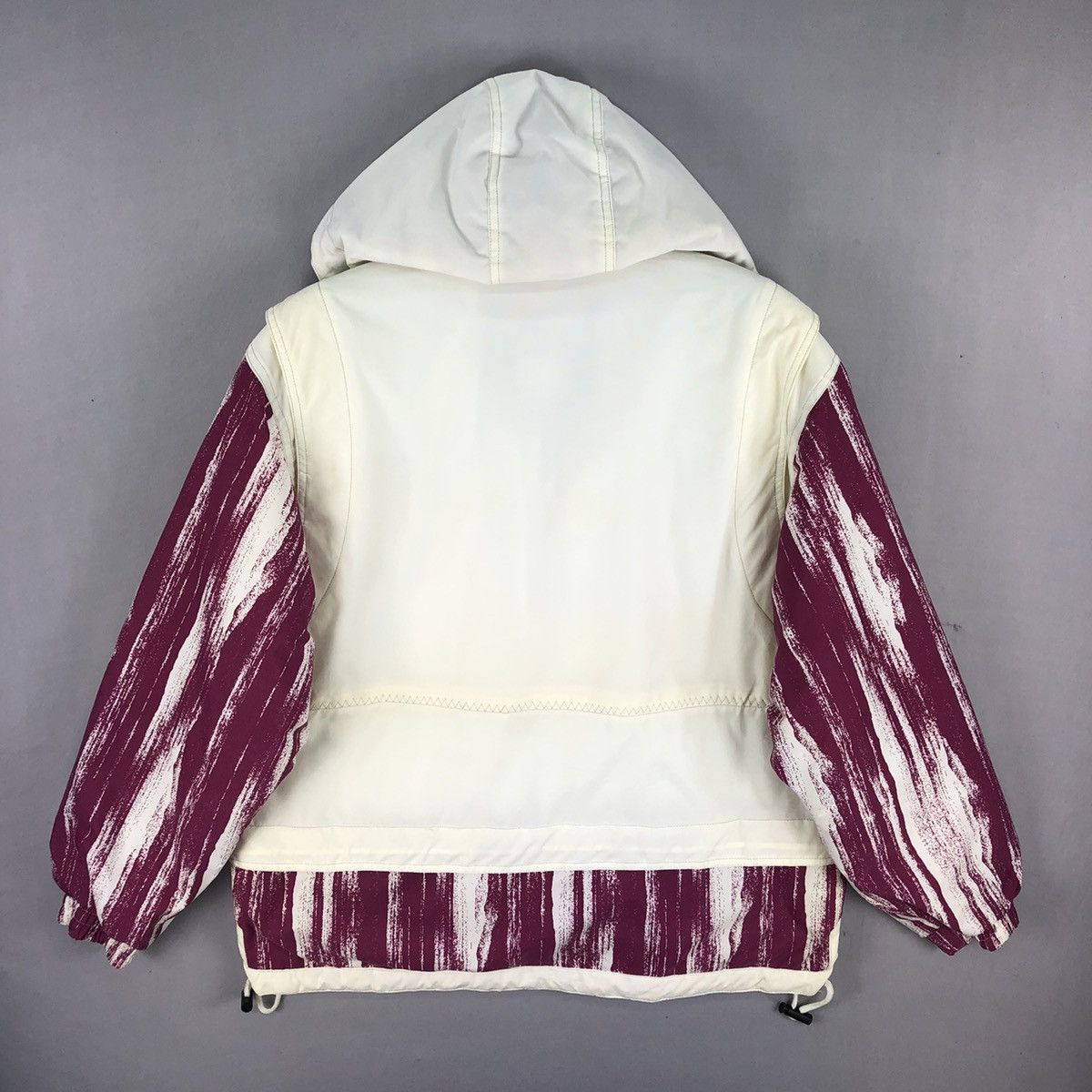 NASCAR Vintage 90's Racing Jacket Hooded Ladies by Windex Racing Size L / US 10 / IT 46 - 4 Thumbnail