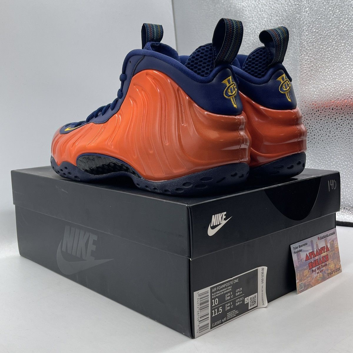 Nike Air foamposite one rugged Orange Size US 10 / EU 43 - 4 Thumbnail