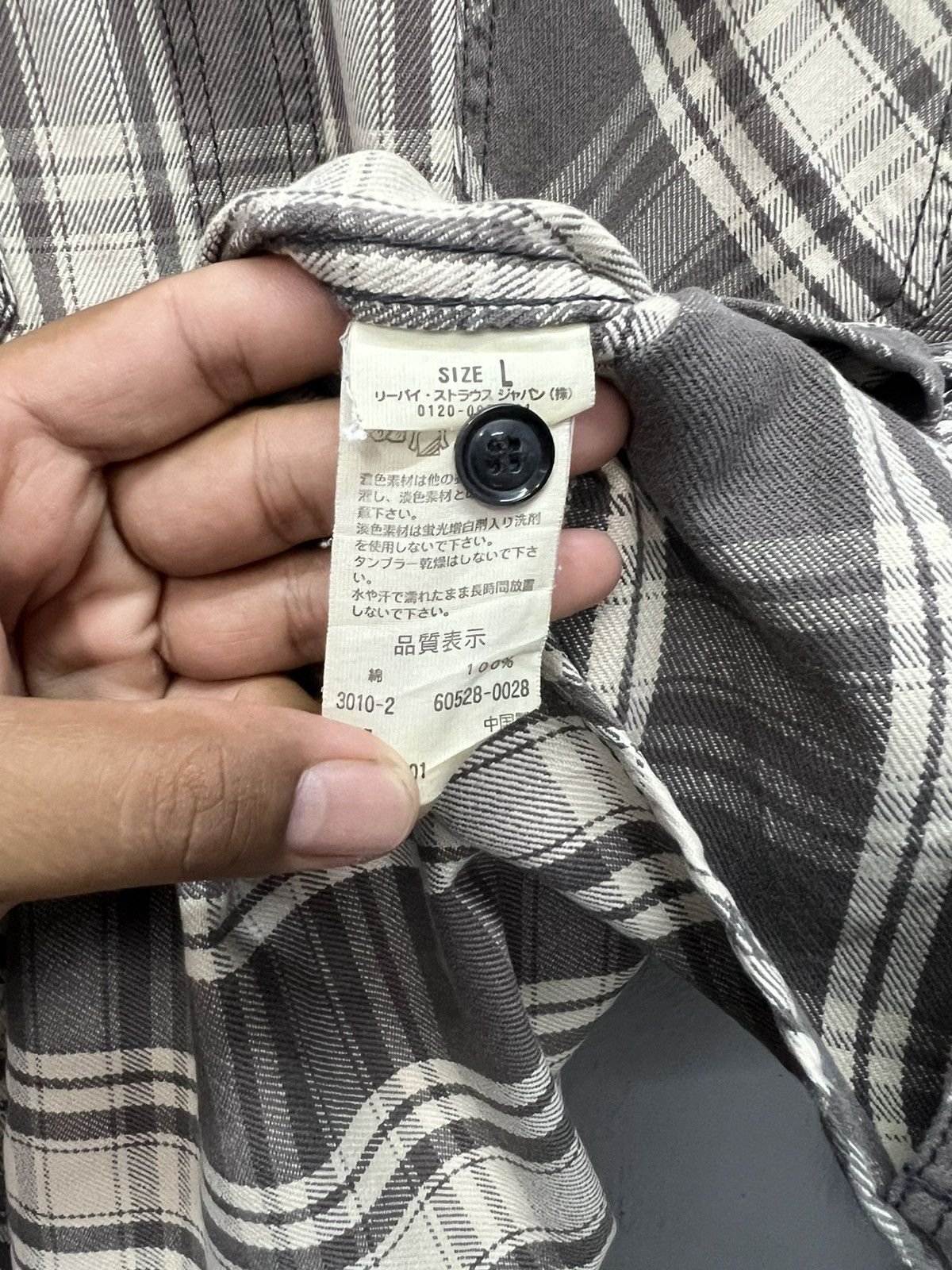 Levi's VINTAGE LEVI'S RED TAB FLANNEL SHIRT Size US L / EU 52-54 / 3 - 7 Thumbnail