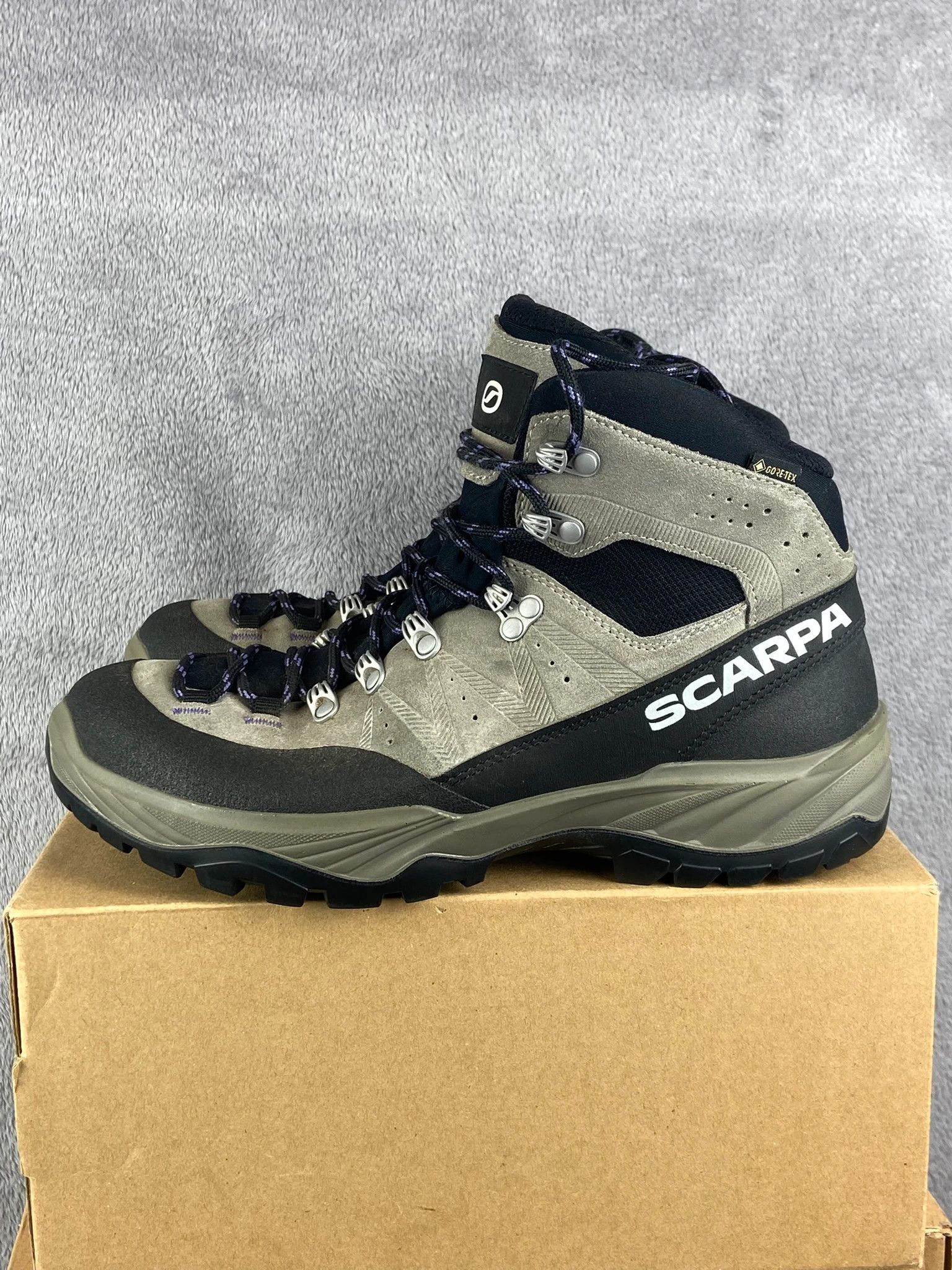 Scapa Sports Scarpa trekking boots grey outdoor hiking goretex premium Size US 9 / EU 42 - 2 Thumbnail
