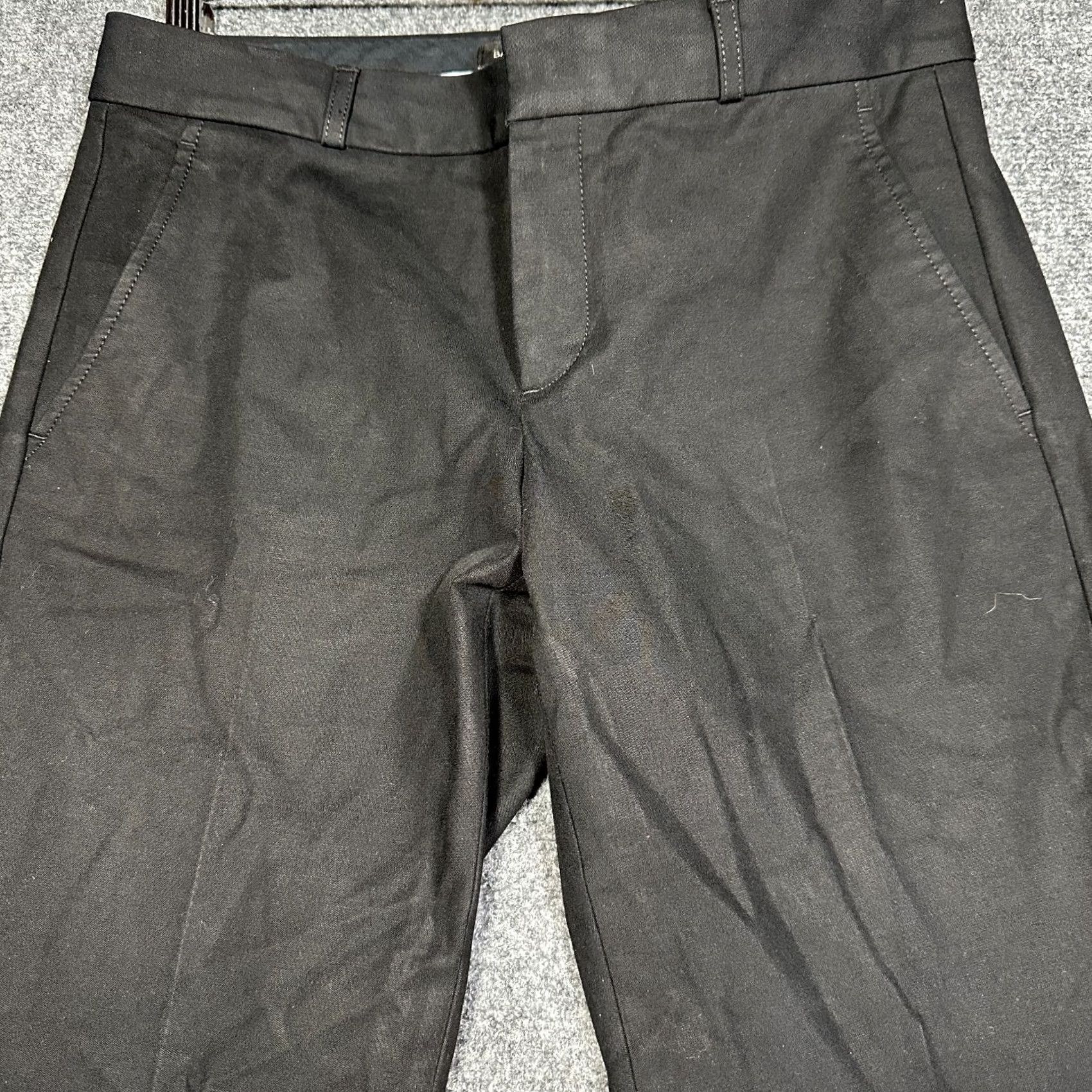 Banana Republic Banana Republic Pants Womens 4 Ryan Fit Black Cotton Stretch Pockets Straight Size 27" / US 4 / IT 40 - 3 Thumbnail