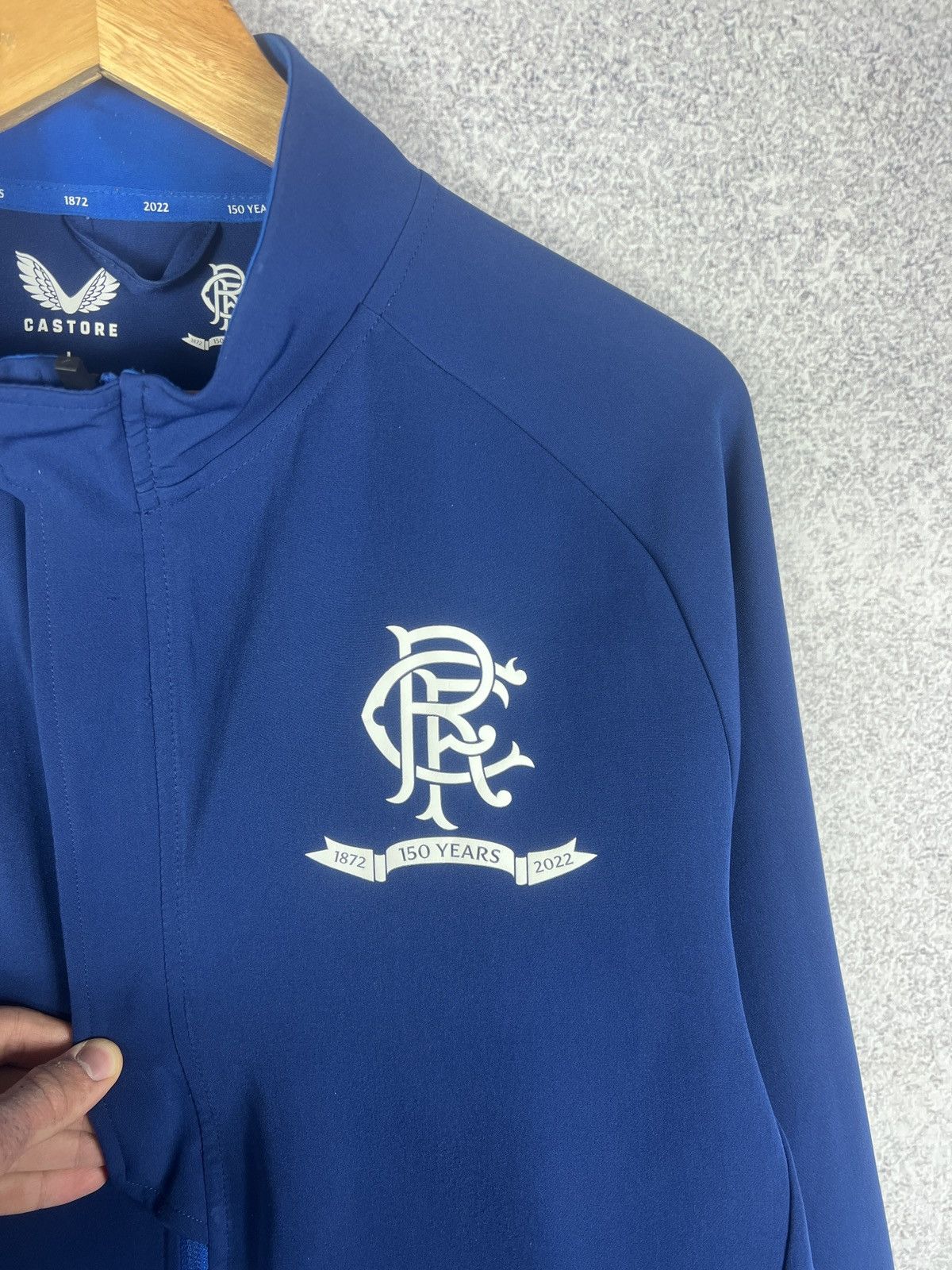 Castore FC Rangers 150Years Castore Soccer Track Jacket Football Kit Size US L / EU 52-54 / 3 - 3 Thumbnail