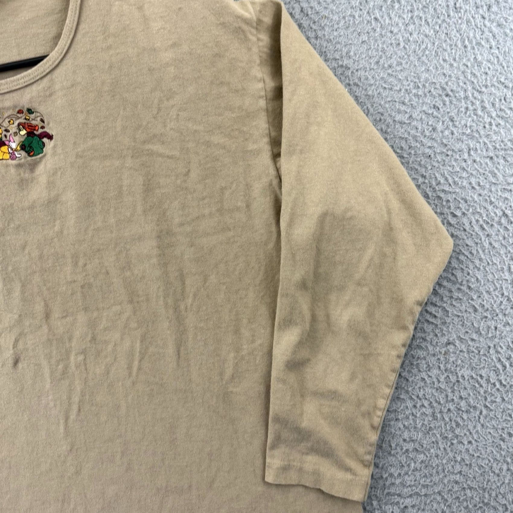 Disney VINTAGE Disney Winnie The Pooh Shirt Womens Large Brown Holiday Long Sleeve 90s Pattern Holiday Men/Women? Size L / US 10 / IT 46 - 5 Thumbnail