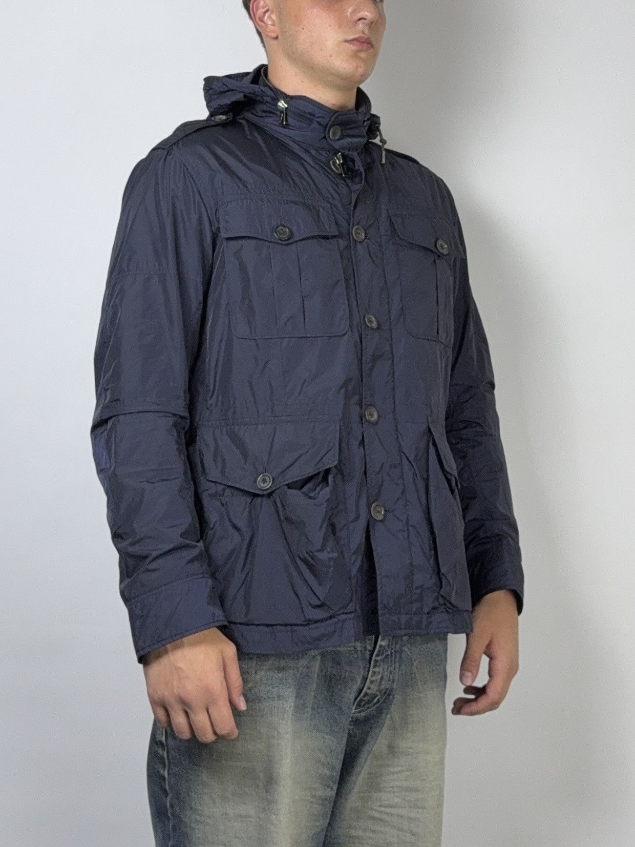 Ralph Lauren Ralph Lauren Purple Label Iridescent Nylon Field Jacket Size US XL / EU 56 / 4 - 1 Thumbnail