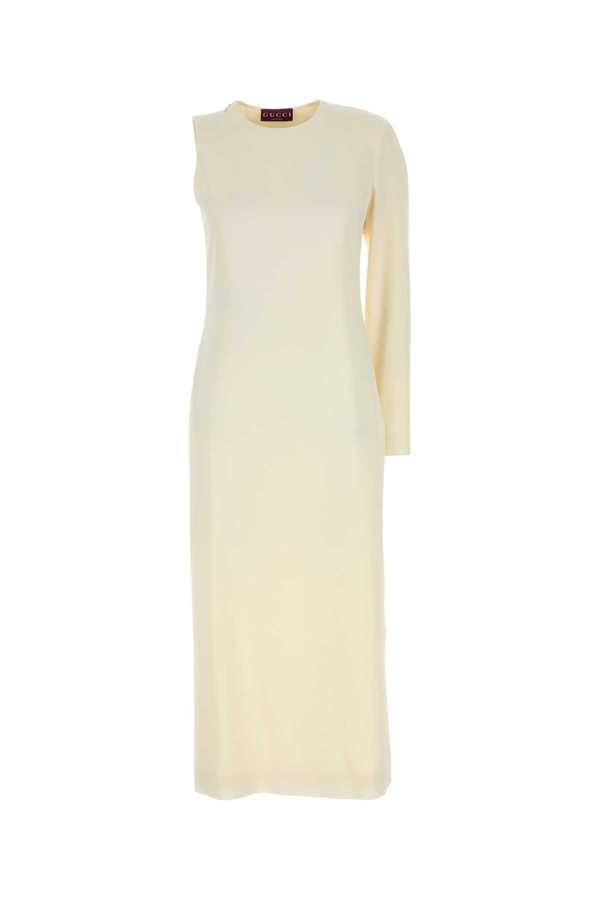 Gucci Ivory Sable One-Shoulder Dress Size S / US 4 / IT 40 - 1 Thumbnail
