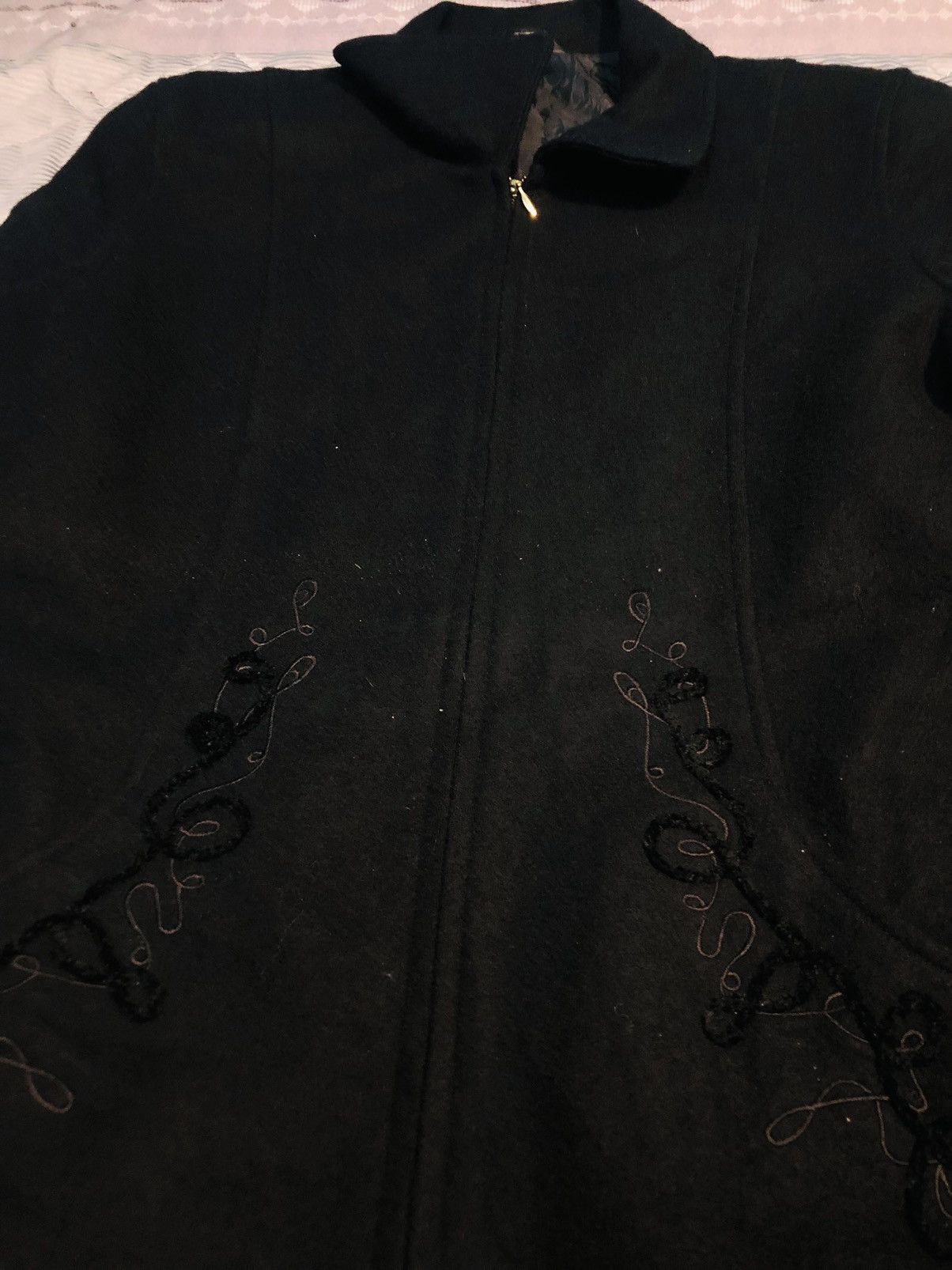 Japanese Brand Elegance Fashion Zippered Jacket (25) Size US M / EU 48-50 / 2 - 6 Thumbnail