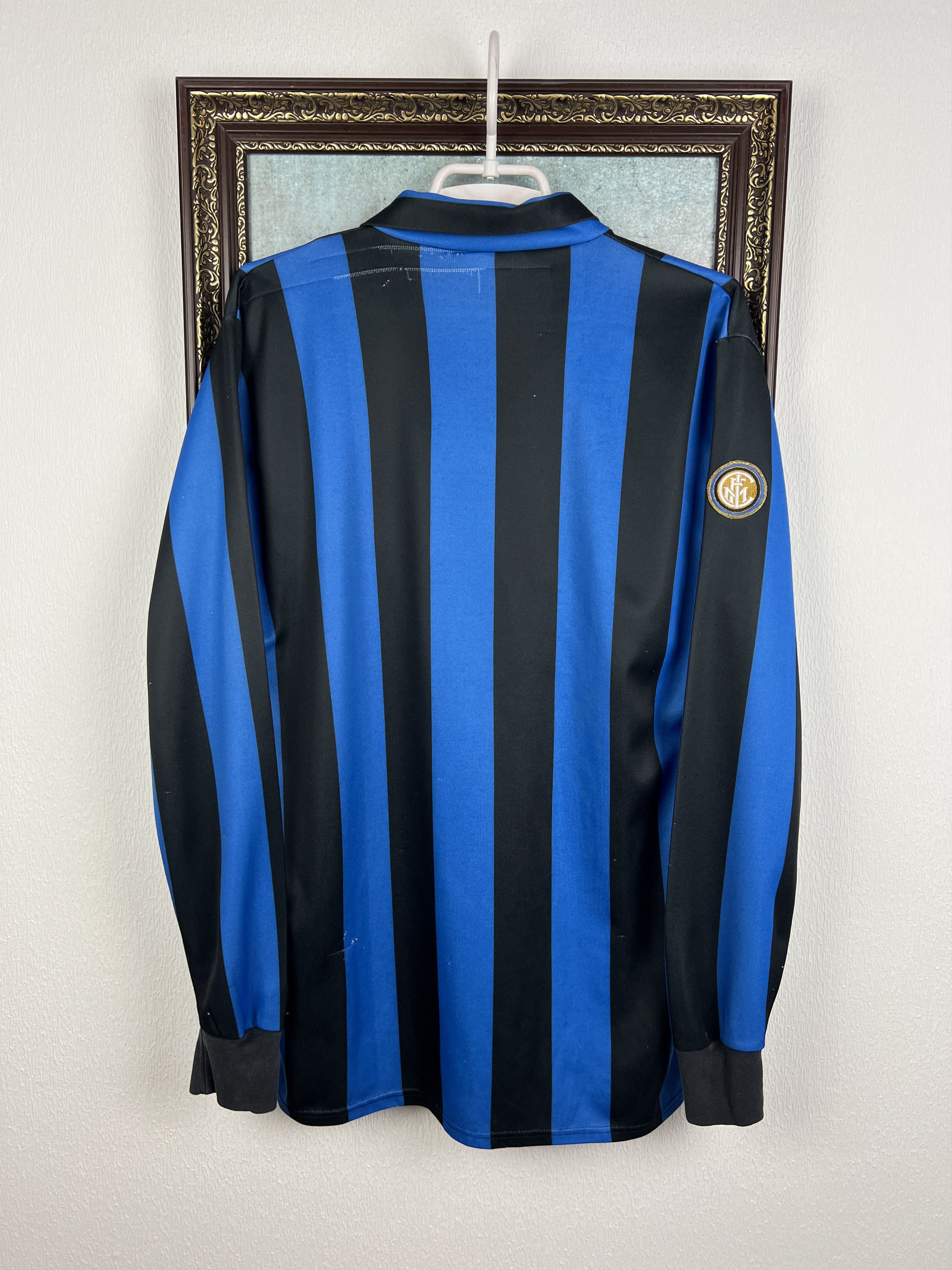 Vintage Inter Milan football shirt Soccer Long Sleeve Maglia Jersey Size US L / EU 52-54 / 3 - 11 Thumbnail
