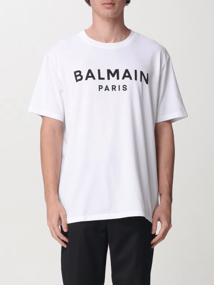 Balmain BNWT AW25 BALMAIN BIG LOGO WHITE TSHIRT L Size US L / EU 52-54 / 3 - 11 Thumbnail