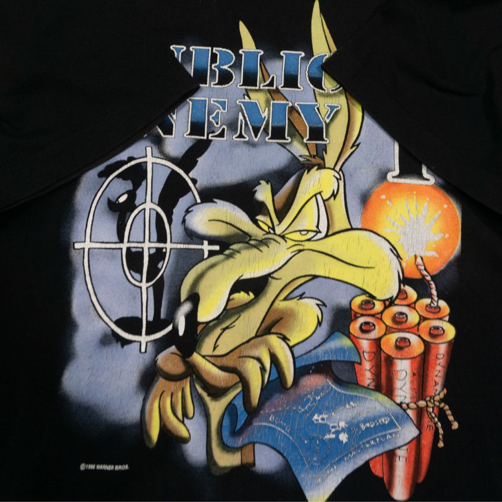 Vintage 1996 Looney Tunes x Public Enemy Tee – L Size US XL / EU 56 / 4 - 2 Thumbnail