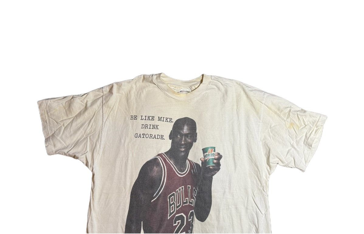 Vintage MJ Vintage 90s “Be Like Mike. Drink Gatorade.” XL promo tee Size US XL / EU 56 / 4 - 2 Thumbnail