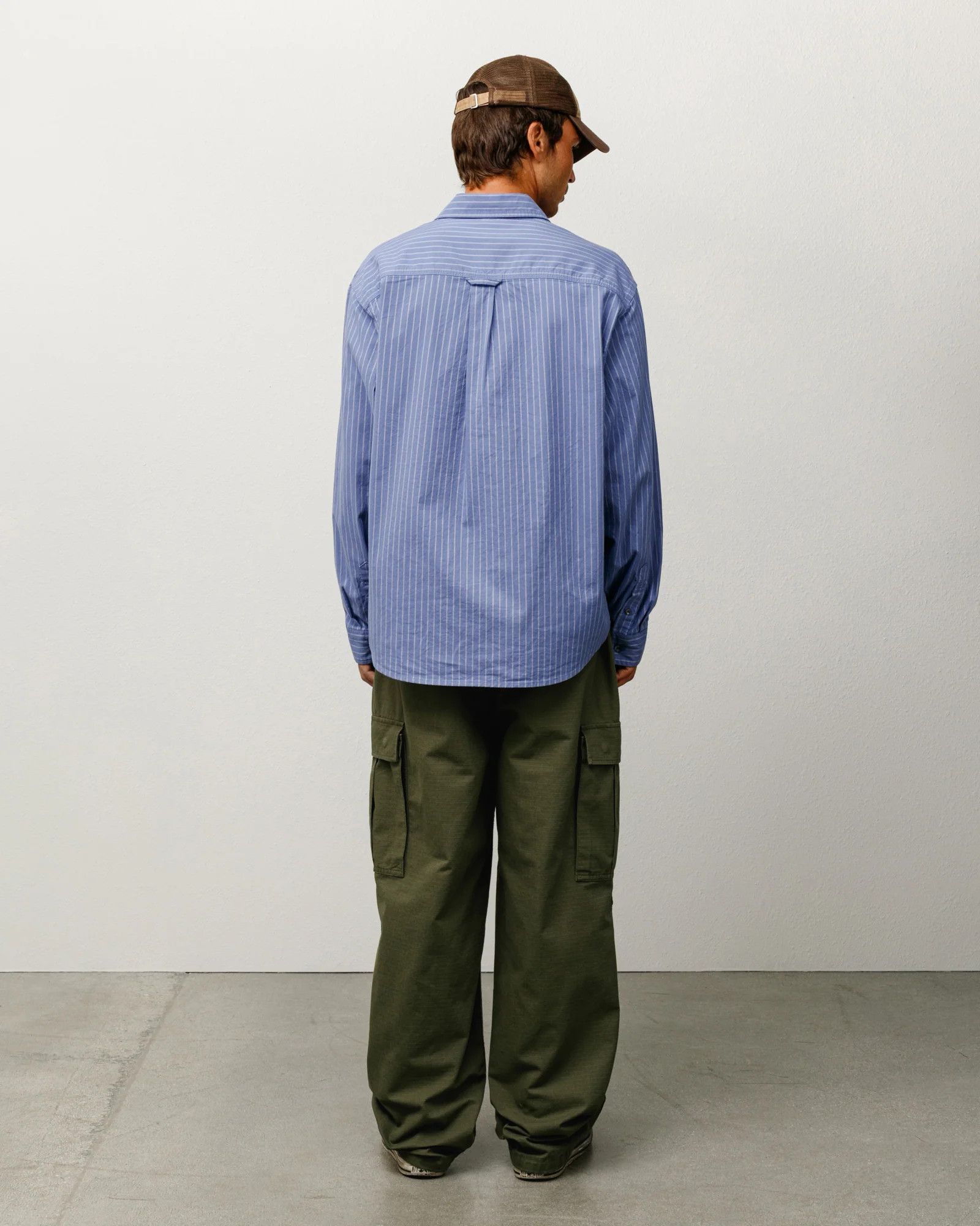 Stussy STUSSY OXFORD SHIRT - BLUE Size US S / EU 44-46 / 1 - 6 Thumbnail