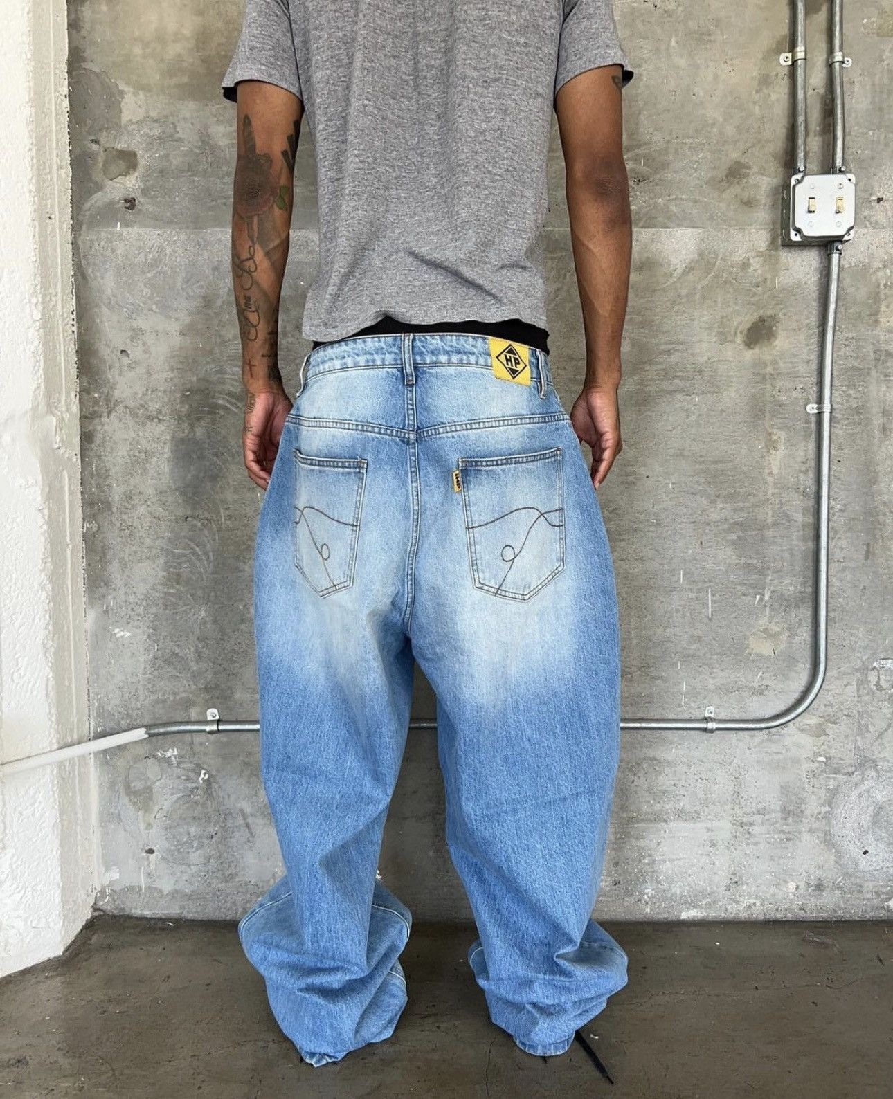 Other Im Happy Promise IHP Light Blue Baggy Denim sz 32 Size US 32 / EU 48 - 2 Thumbnail