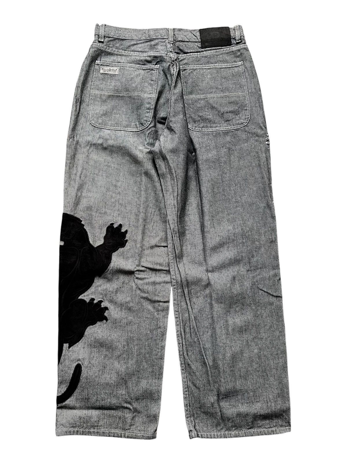 Marc Buchanan Archive Pelle Pelle Marc Buchanan Jnco Denim Baggy Size US 35 - 5 Thumbnail