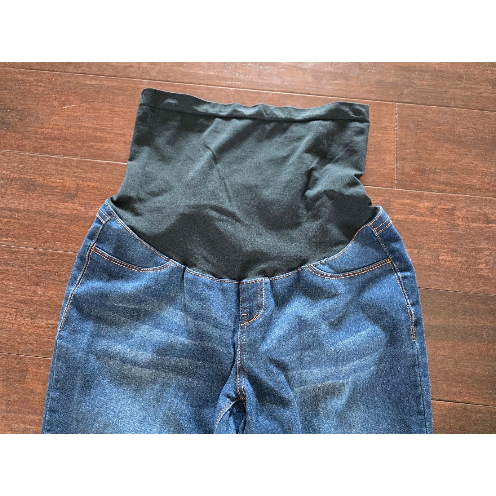 Other 1822 Denim Maternity Ankle Skinny Jeans Size 10/30 Size 32" / US 10 / IT 46 - 6 Thumbnail