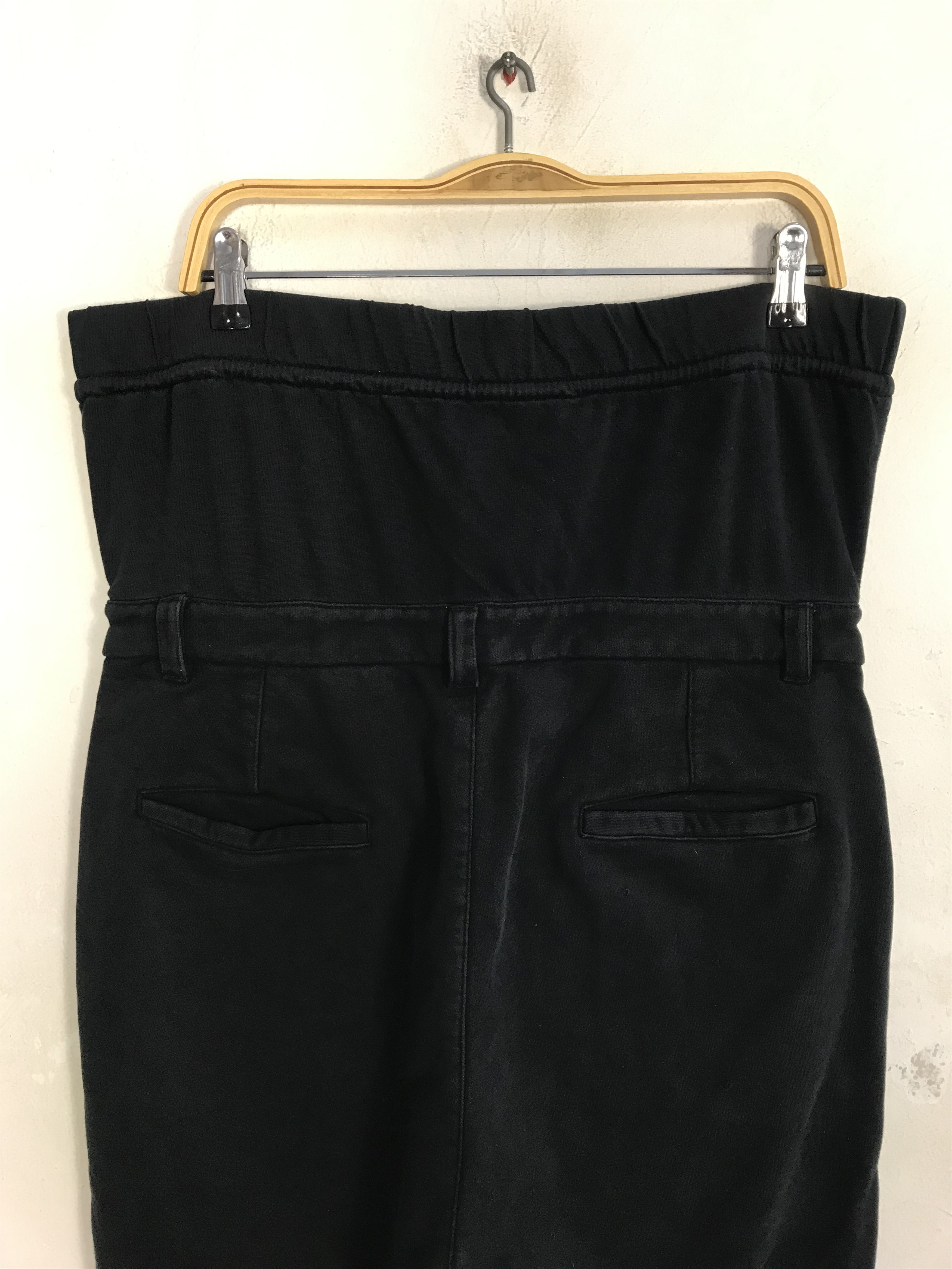 Helmut Lang Helmut Lang Black Pant Double Waist Flexible Size Size 32" / US 10 / IT 46 - 4 Thumbnail