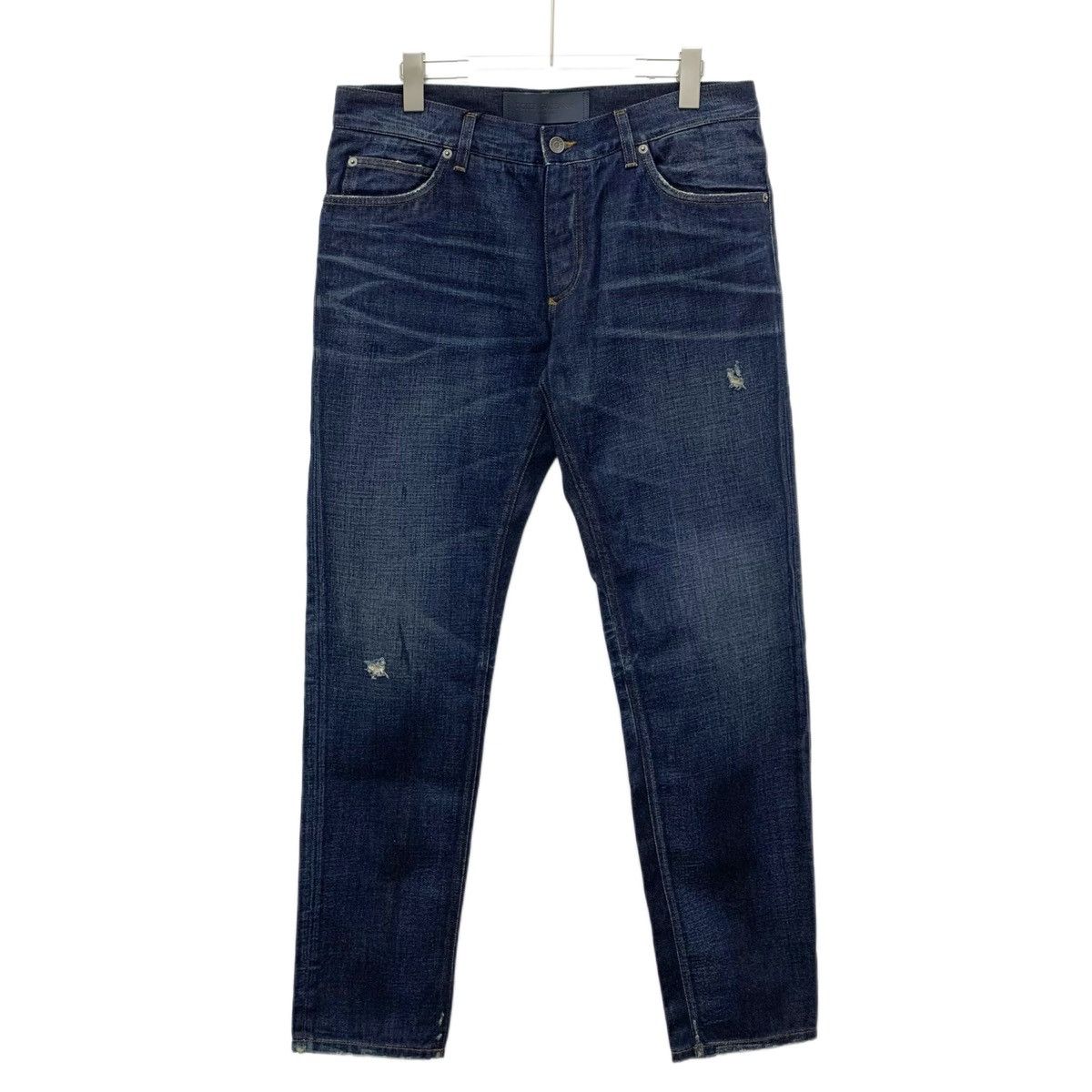 Dolce & Gabbana Dolce Gabbana Dark Blue Vintage Distressed Denim Pants K26WX Size US 36 / EU 52 - 1 Thumbnail