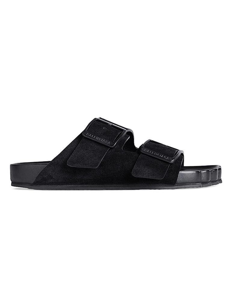 Balenciaga o1srvl11e0326 Sunday Sandals in Black Size US 8 / IT 38 - 1 Thumbnail