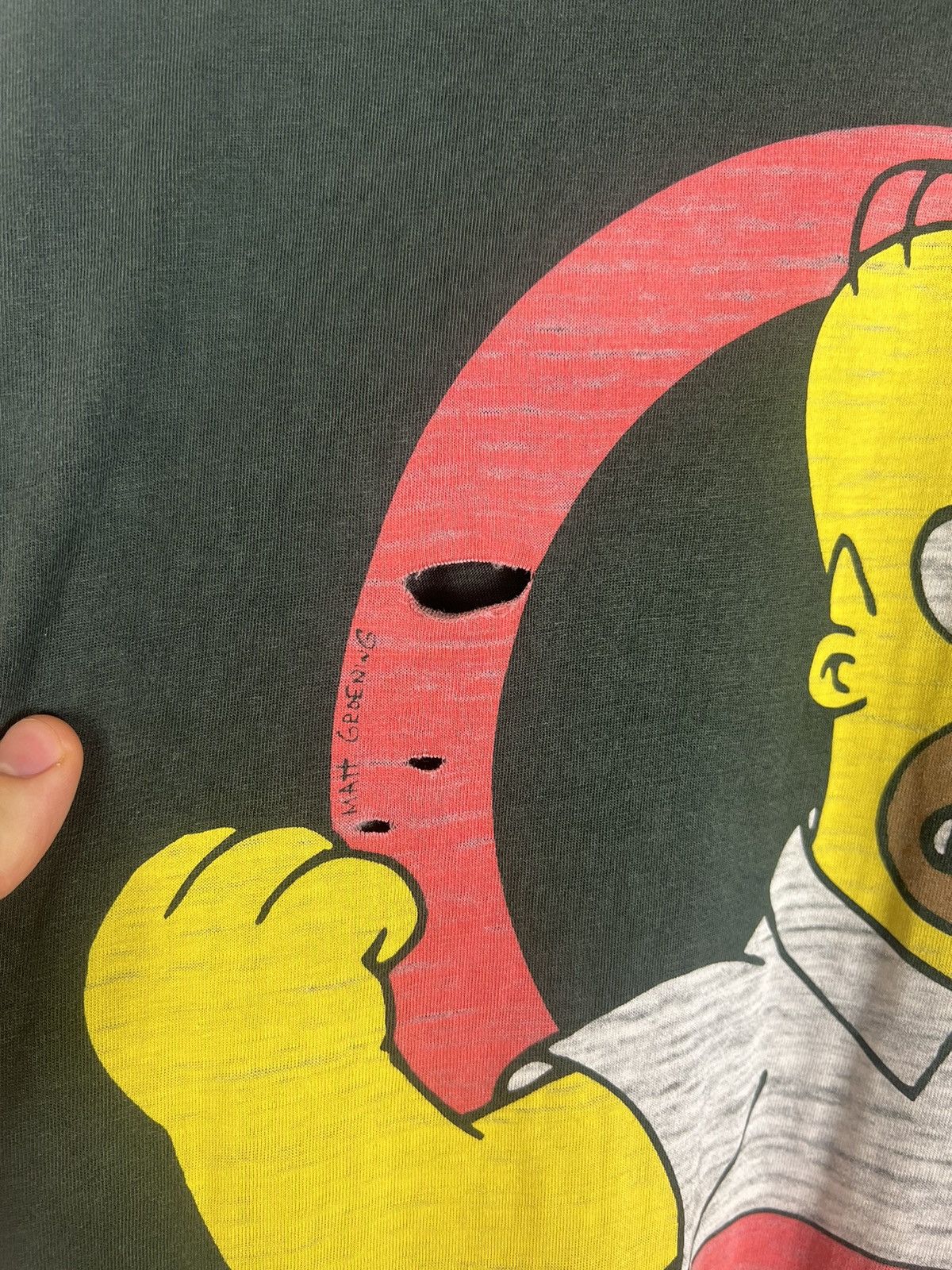 The Simpsons Vintage 1997 Simpsons Homer WORLD'S GREATEST DAD Movie Tee Size US M / EU 48-50 / 2 - 4 Thumbnail