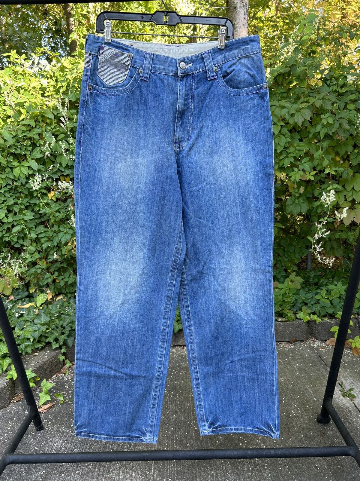 Ecko Unltd. Vintage Y2k Ecko Baggy Wide Leg Jeans Size US 34 / EU 50 - 6 Thumbnail