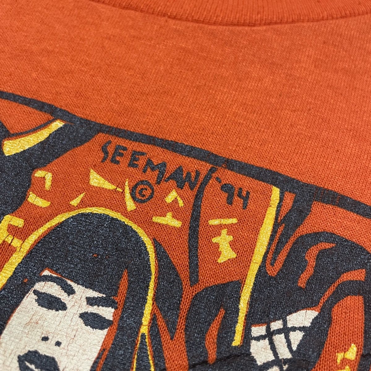 Vintage Vintage 1994 Anna Sui x Spike Lee Joeyseeman Art T-shirt Size US L / EU 52-54 / 3 - 3 Thumbnail