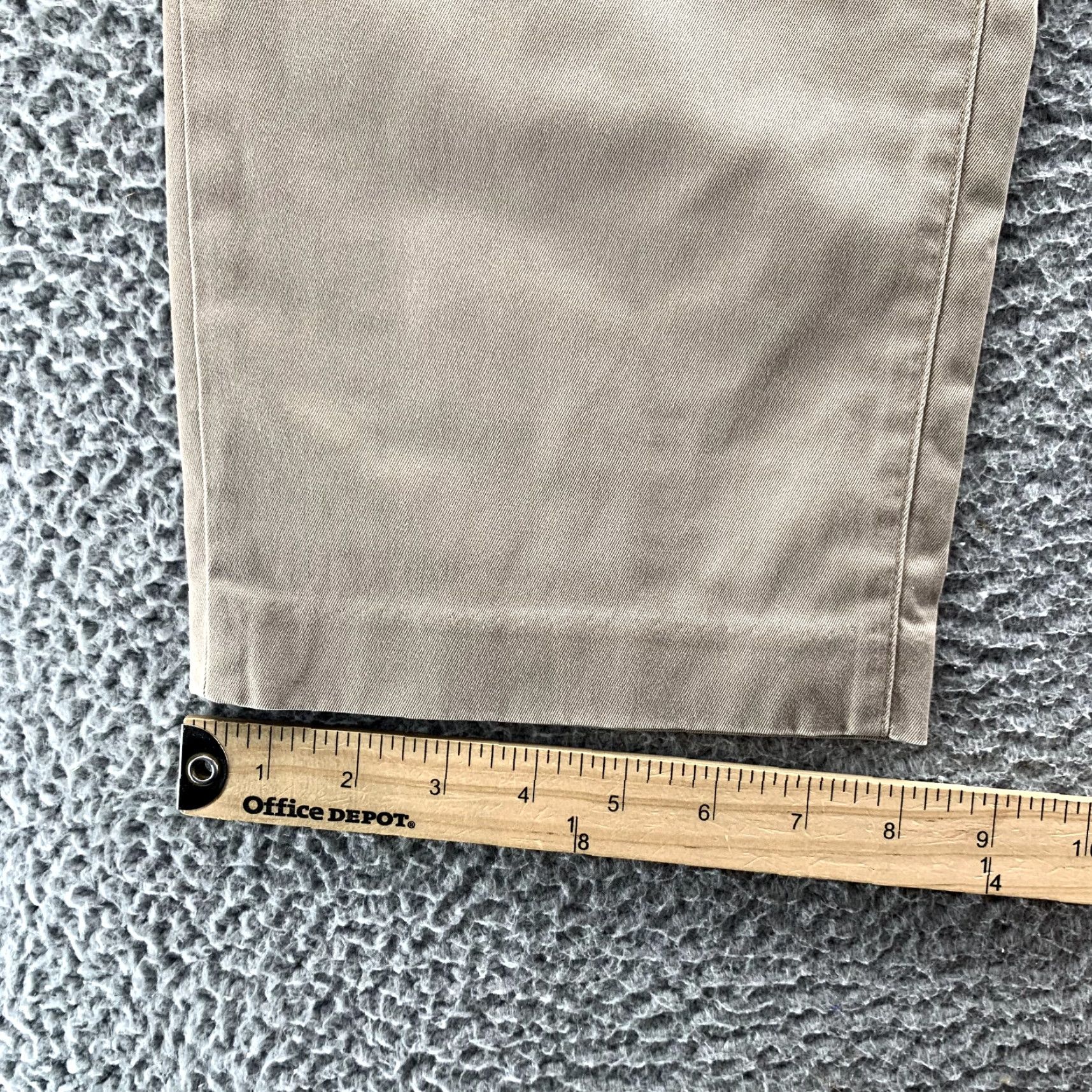 Bonobos Bonobos Chino Pants 38x33 Khaki - Bonobos Weekday Warrior / Chino / Regular / Beige / 90s Preppy Office Travel Business Casual Mens Size US 38 / EU 54 - 4 Thumbnail