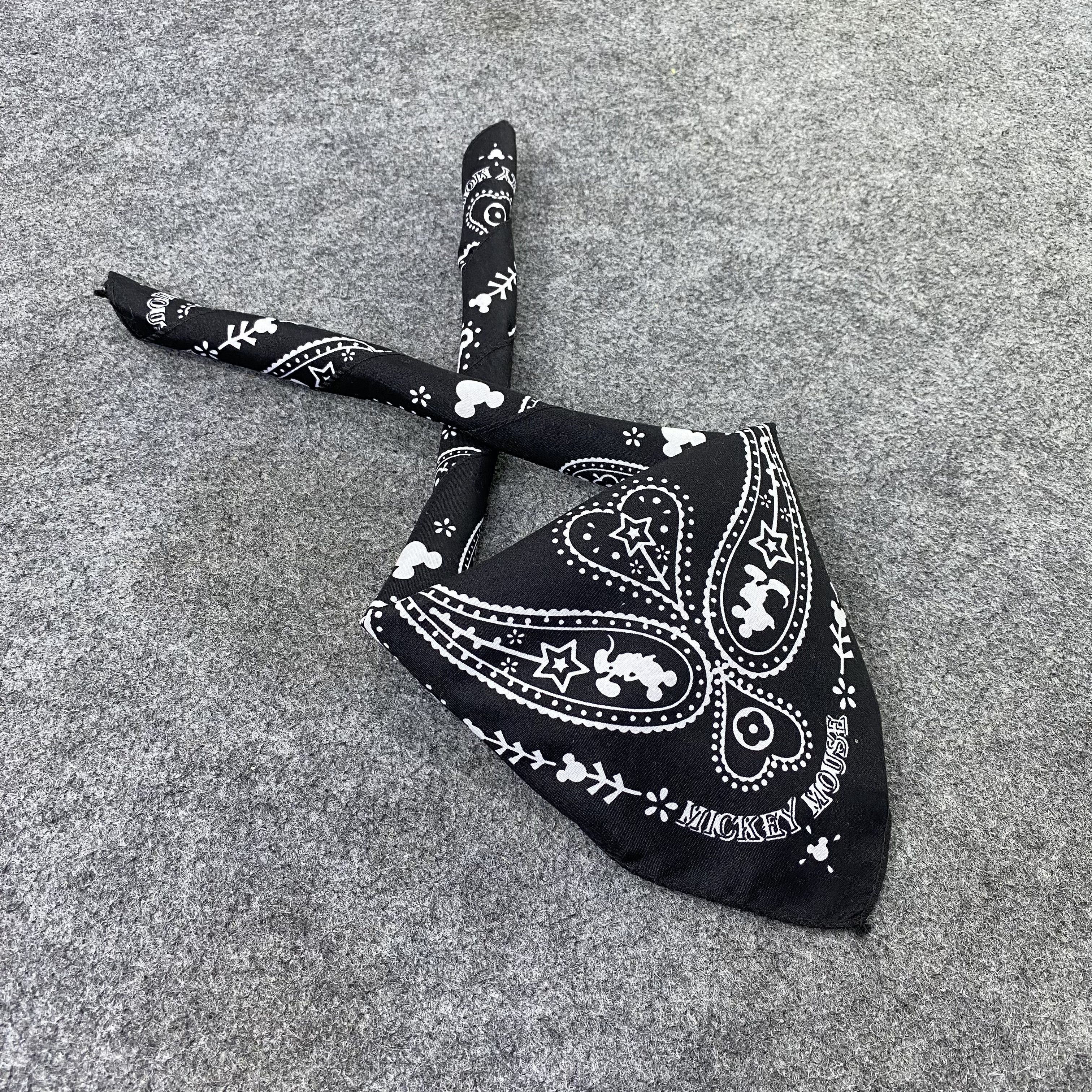 Anime Mickey Mouse PAISLEY BANDANA , HANDKERCHIEF-B1430 Size ONE SIZE - 3 Thumbnail