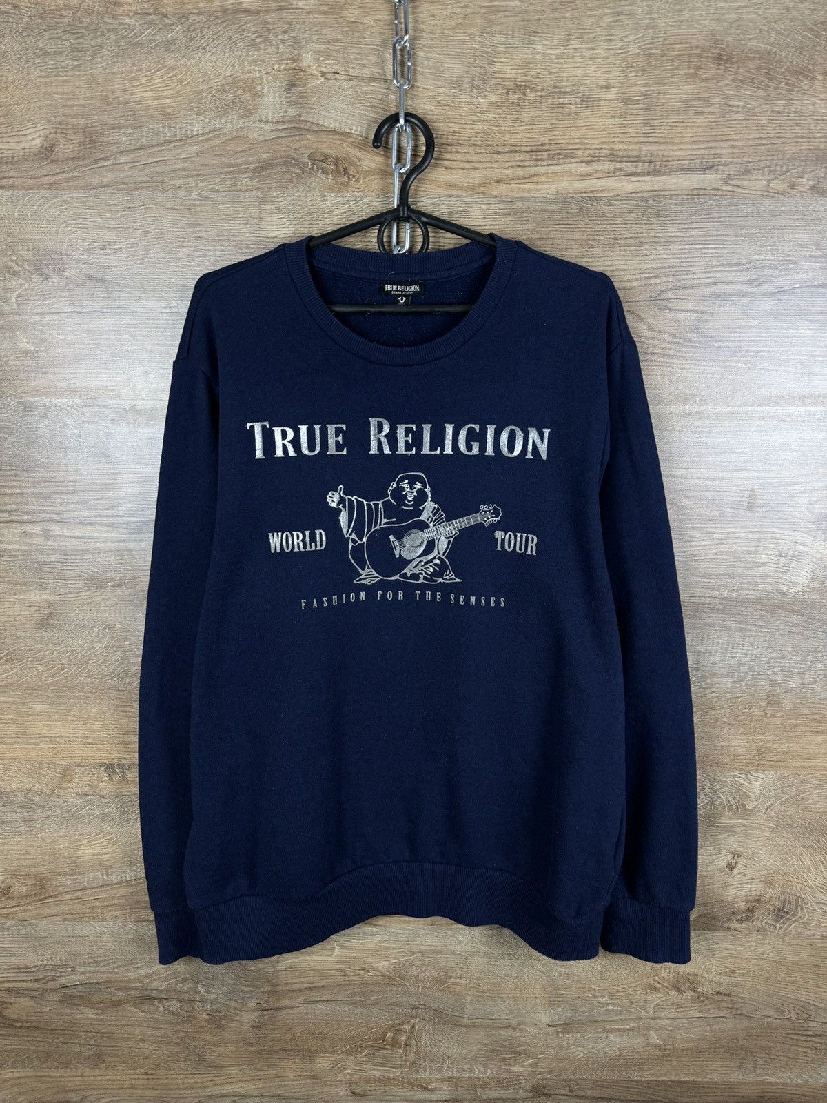 Japanese Brand × True Religion Mens Vintage True Religion Sweatshirt big logo Japanese y2k Size US M / EU 48-50 / 2 - 1 Thumbnail