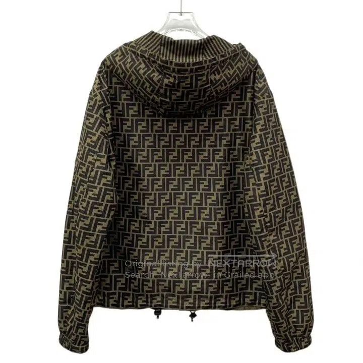 Fendi fendi logo hooded jacket with stripes. Size US L / EU 52-54 / 3 - 4 Thumbnail