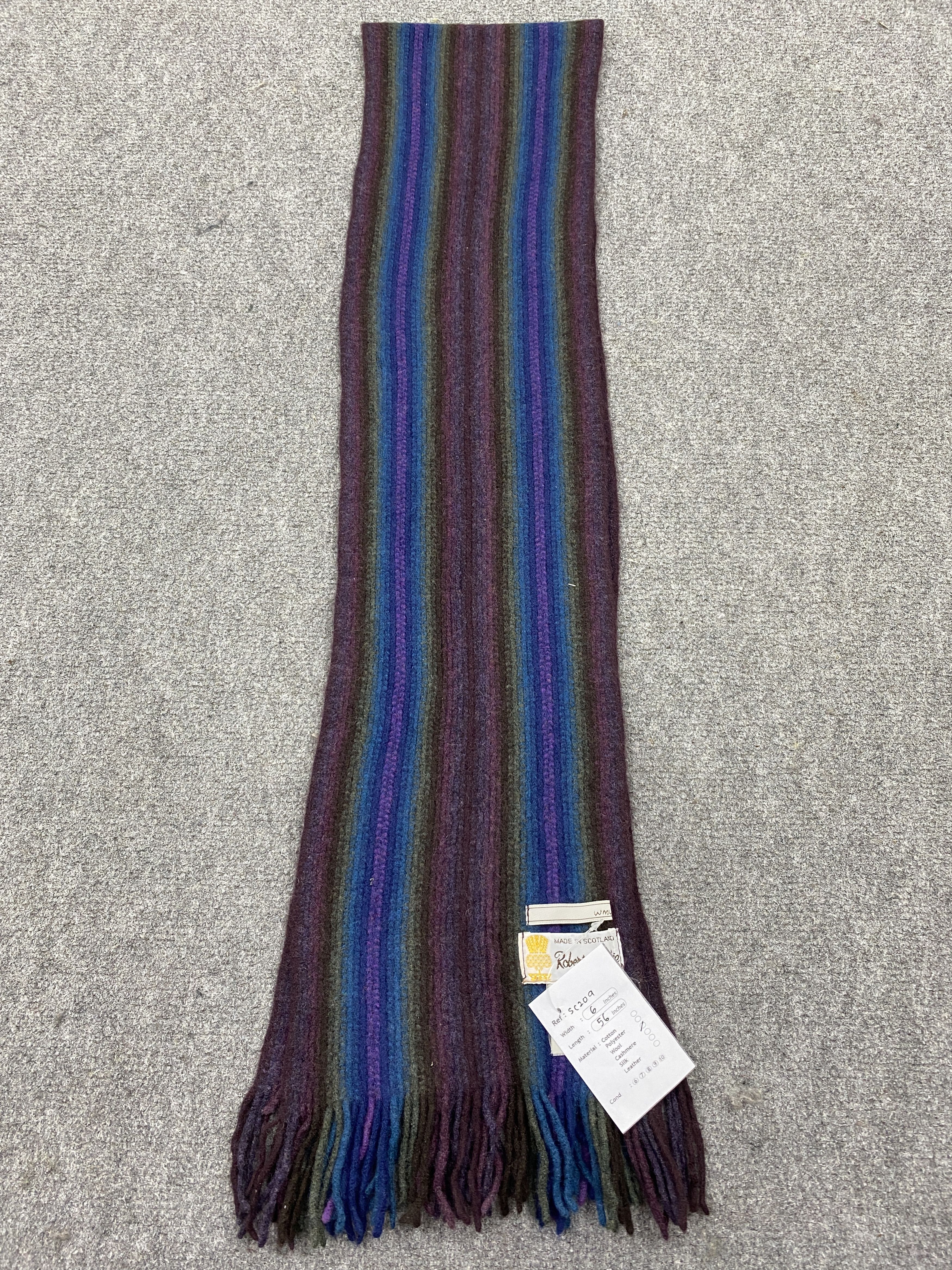 Japanese Brand × Vintage Robert Mackie Scarf / Muffler / Neckwear SC0209 Size ONE SIZE - 5 Thumbnail