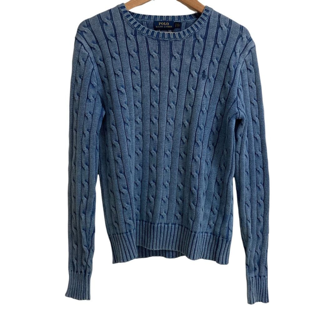 Ralph Lauren Ralph Lauren Polo Ralph Lauren Cotton Cable Knit Sweater Textile Tops DUTY FREE for USA Size ONE SIZE - 1 Thumbnail