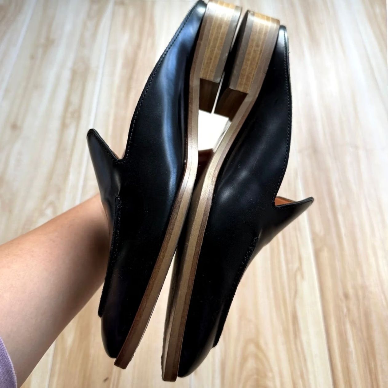 Everlane Everlane Black Leather 1" Heel Loafer Mule Slip On Womens Shoes Size 6 Office/Work Mogul? Size US 6 / IT 36 - 7 Thumbnail