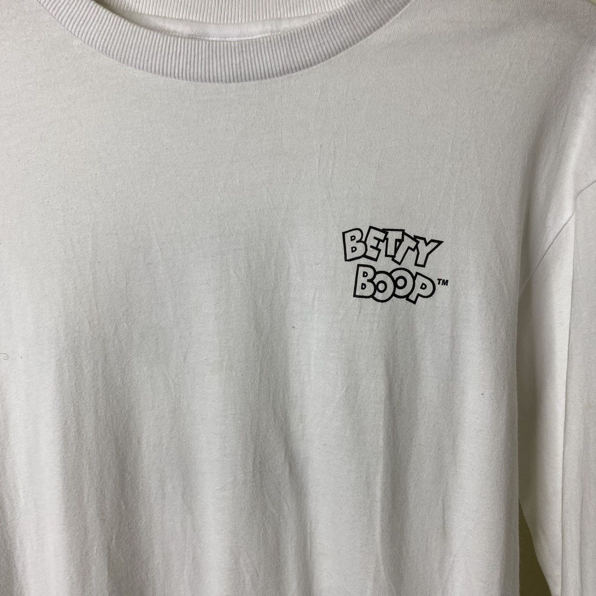 Cartoon Network × Vintage Vintage Betty Boop Sexy Sassy Cartoon Backhit LS T Shirt Size US S / EU 44-46 / 1 - 6 Thumbnail