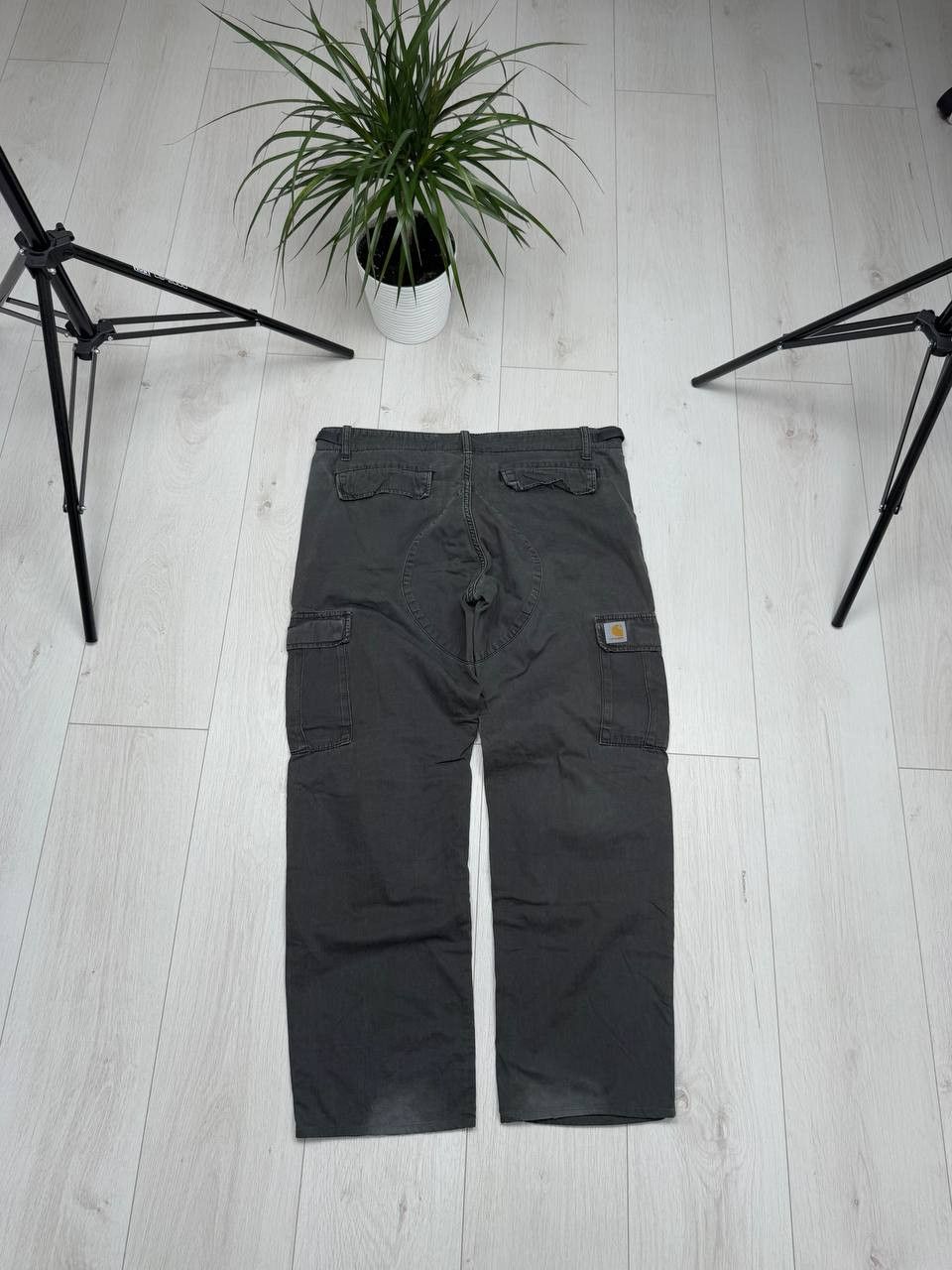 Carhartt Vintage Carhartt olive cargo aviation pants 36x32 Size US 34 / EU 50 - 1 Thumbnail