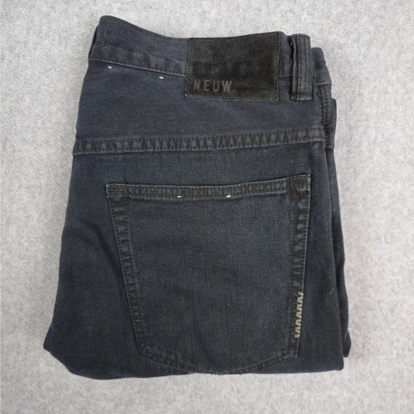 NEUW Denim Neuw 30x29 Black Button Fly Jeans Size US 30 / EU 46 - 1 Thumbnail