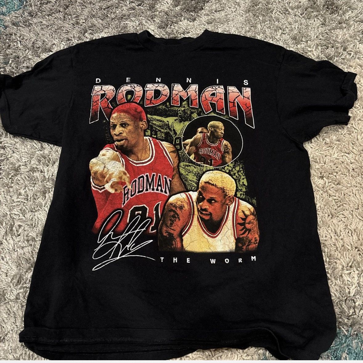NBA Dennis Rodman Tee Size US L / EU 52-54 / 3 - 1 Thumbnail
